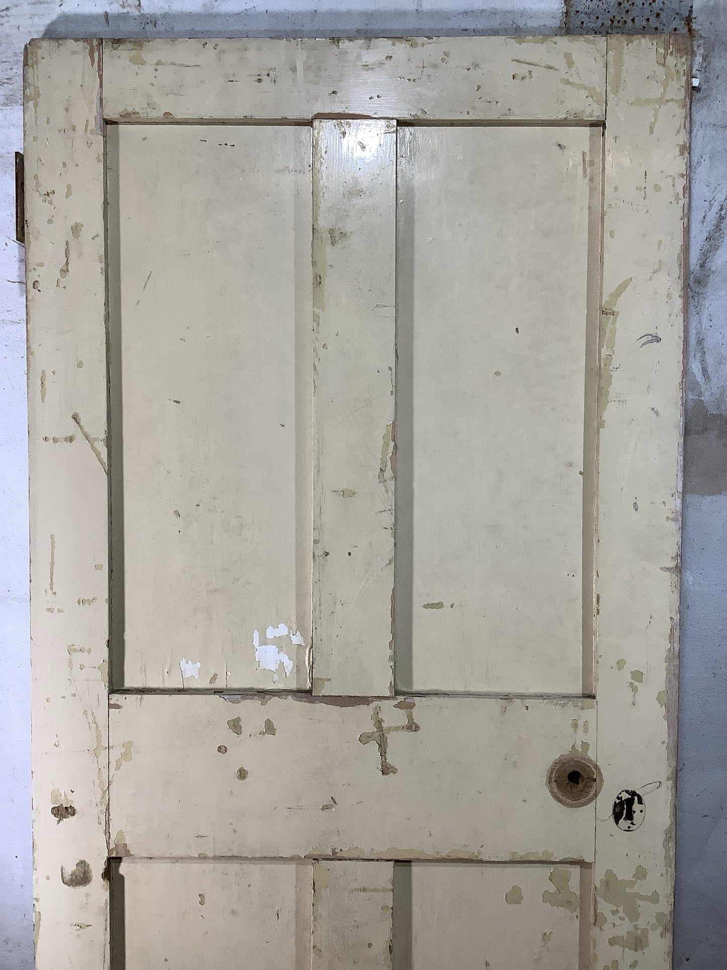 2nd Pic Old Internal Painted Pine Reclaimed Door