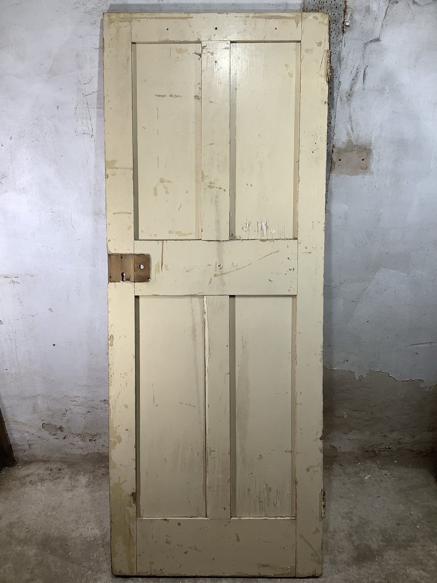7th Pic Old Internal Painted Pine Reclaimed Door