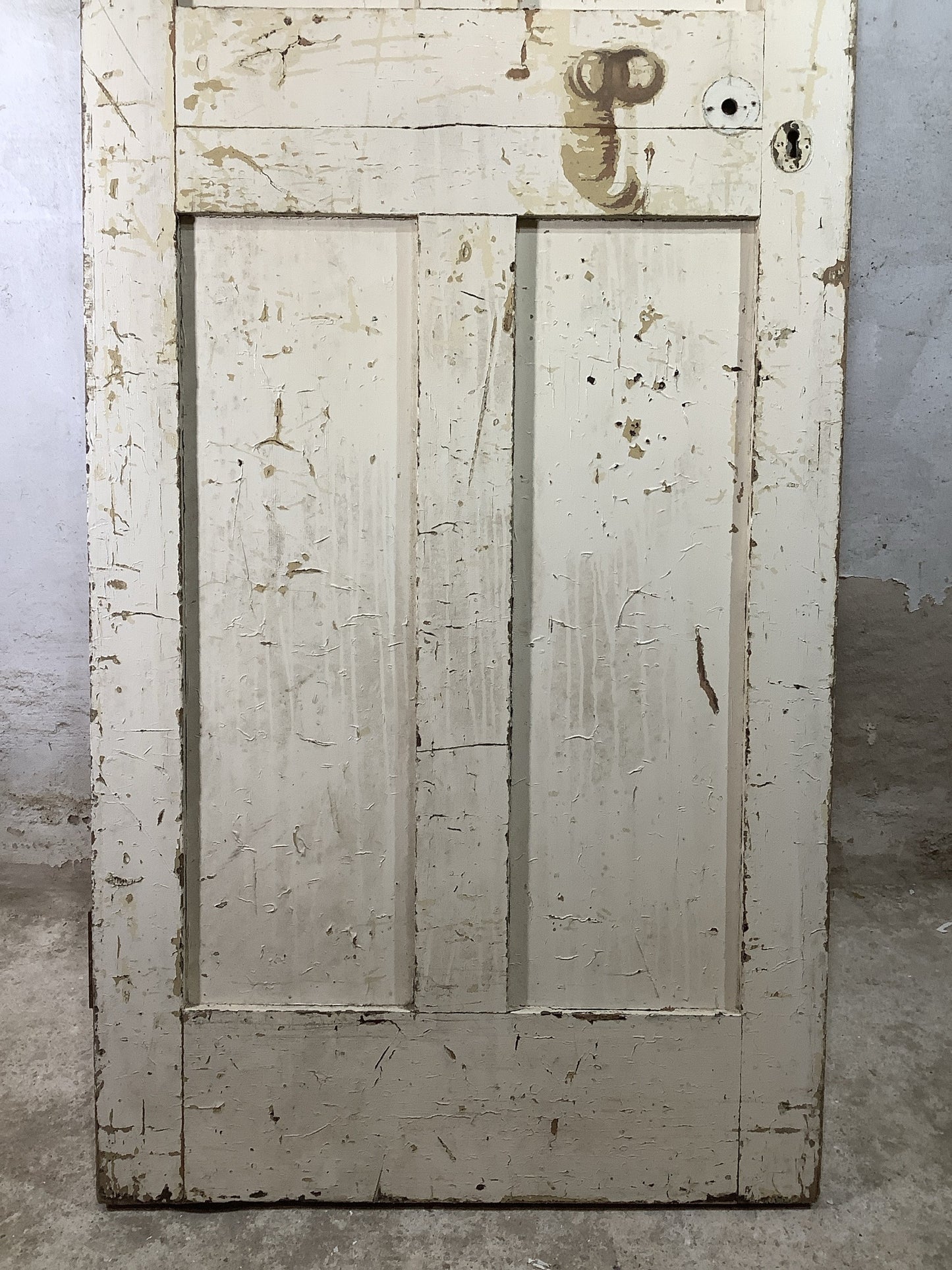 3rd Pic Old Internal Painted Pine Reclaimed Door