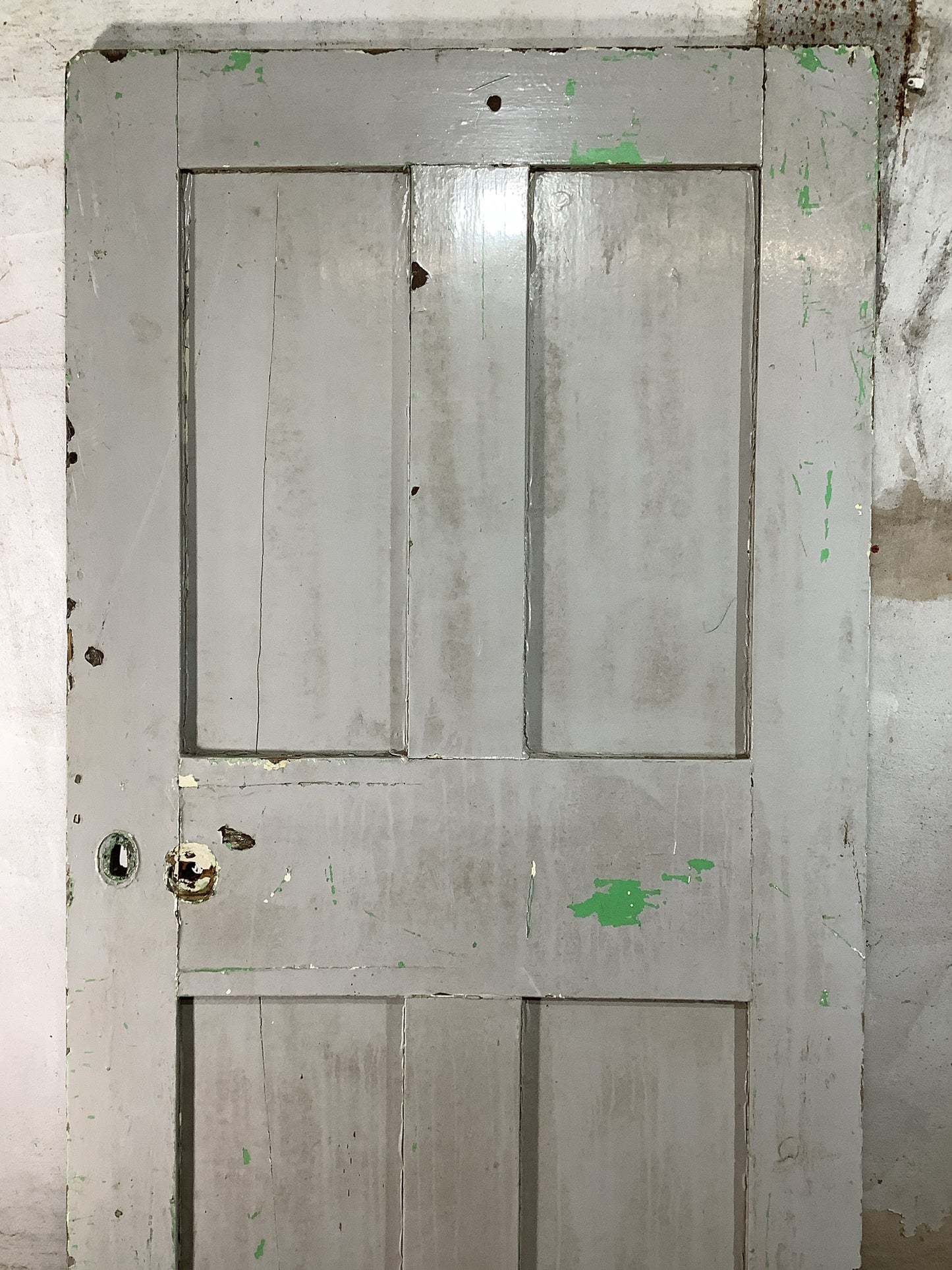 8th Pic Old Internal Painted Pine Reclaimed Door