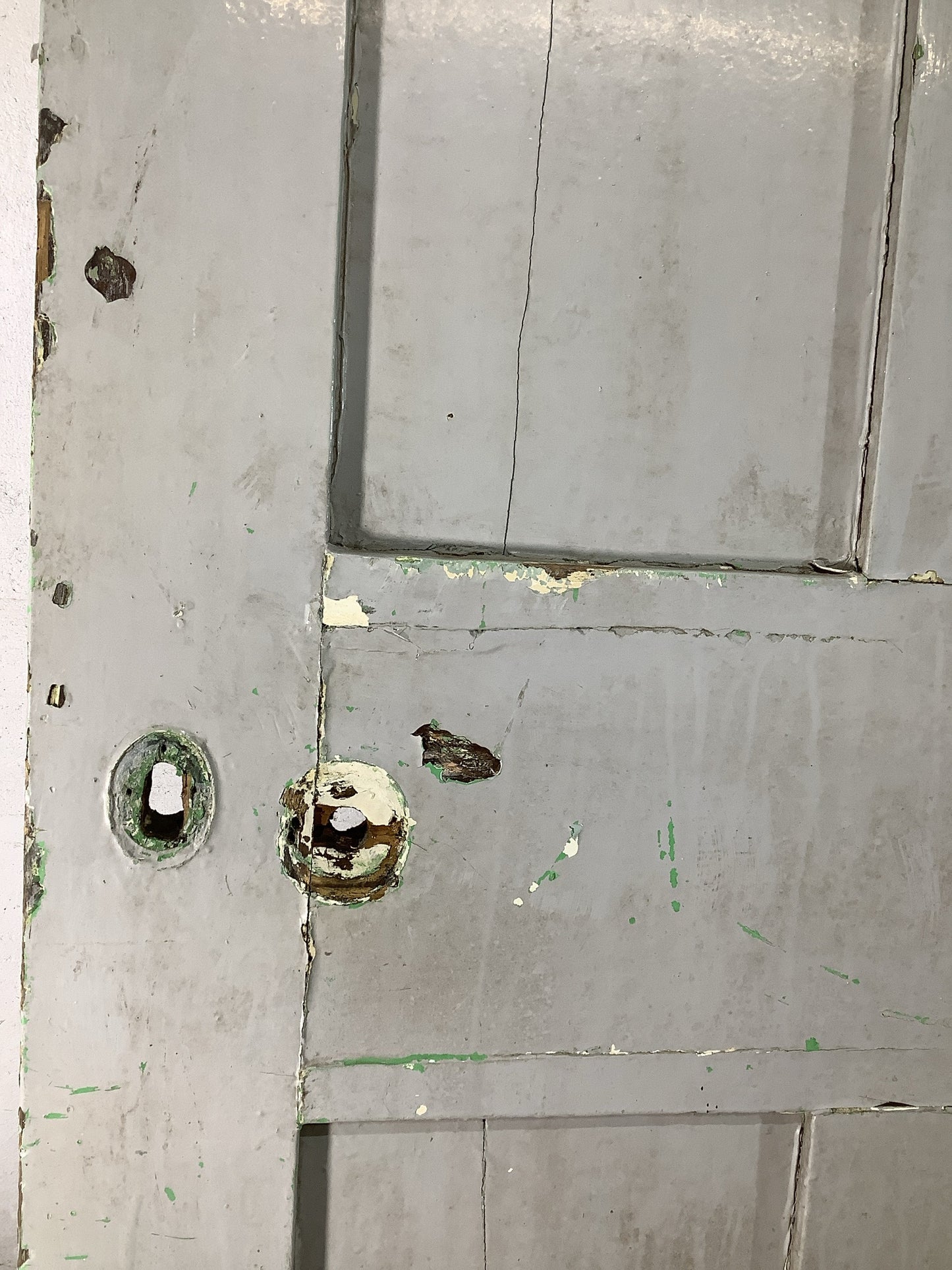 10th Pic Old Internal Painted Pine Reclaimed Door