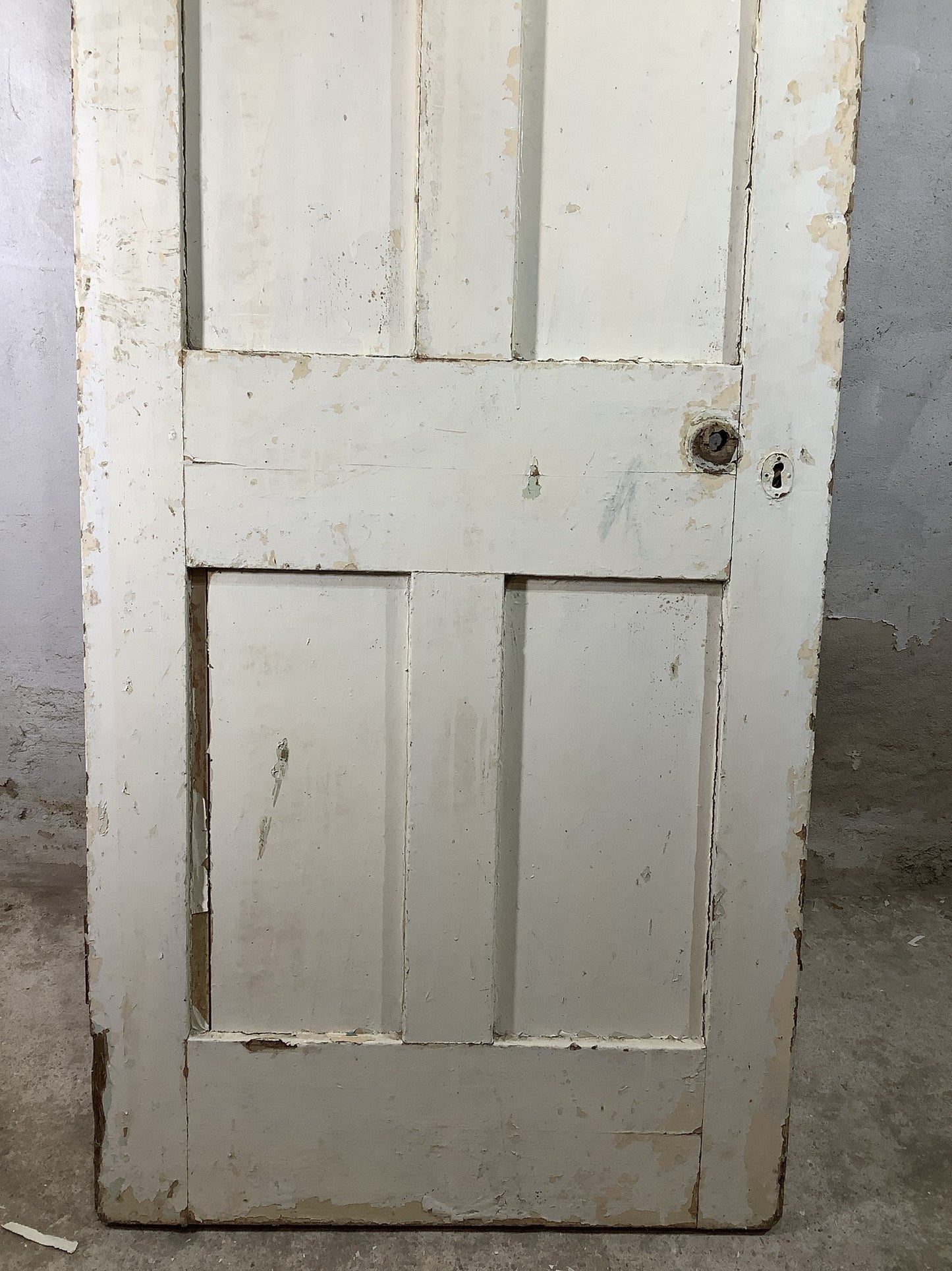 3rd Pic Old Internal Painted Pine Reclaimed Door