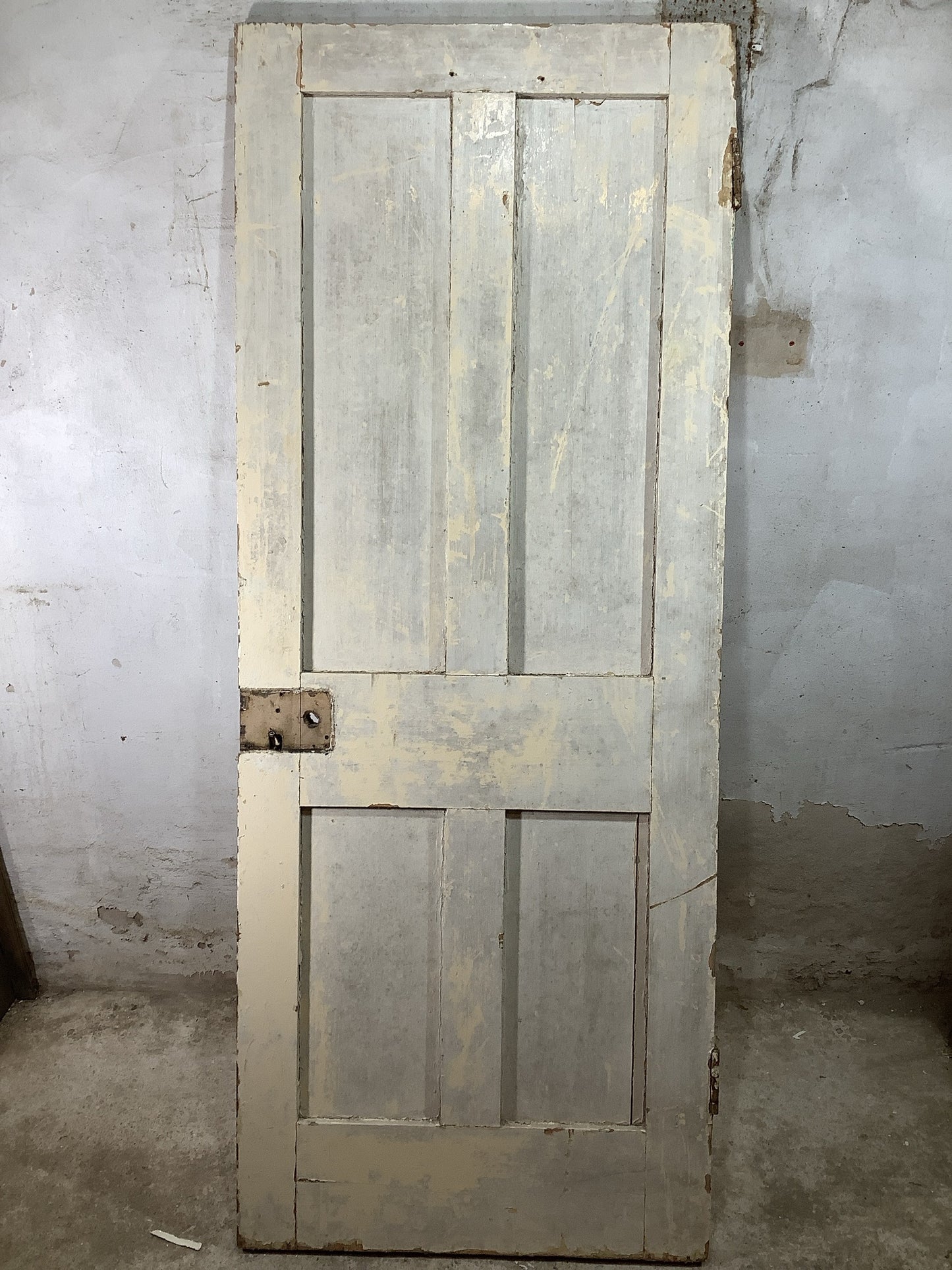 7th Pic Old Internal Painted Pine Reclaimed Door