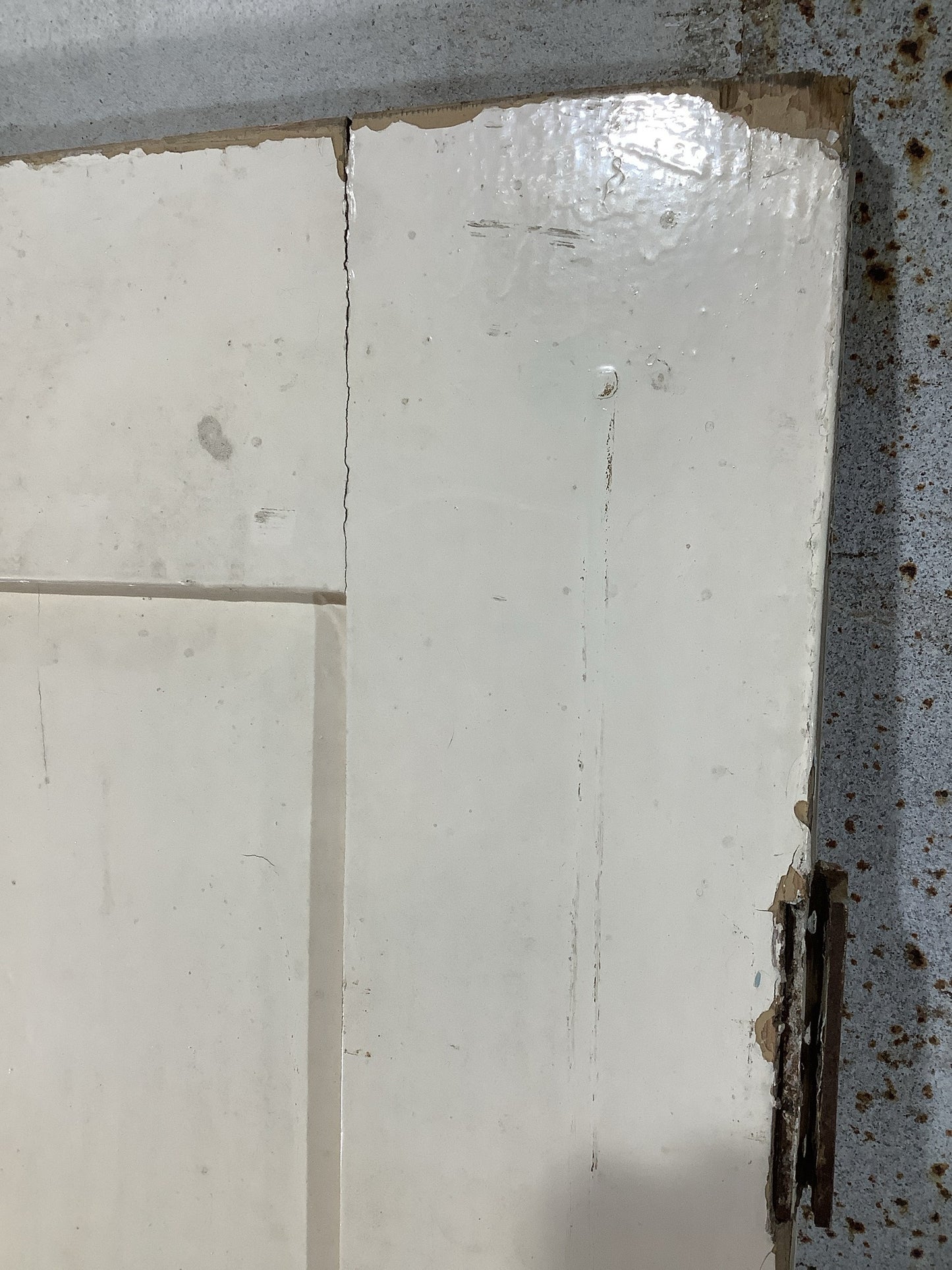 6th Pic Victorian Internal Painted Pine Reclaimed Door