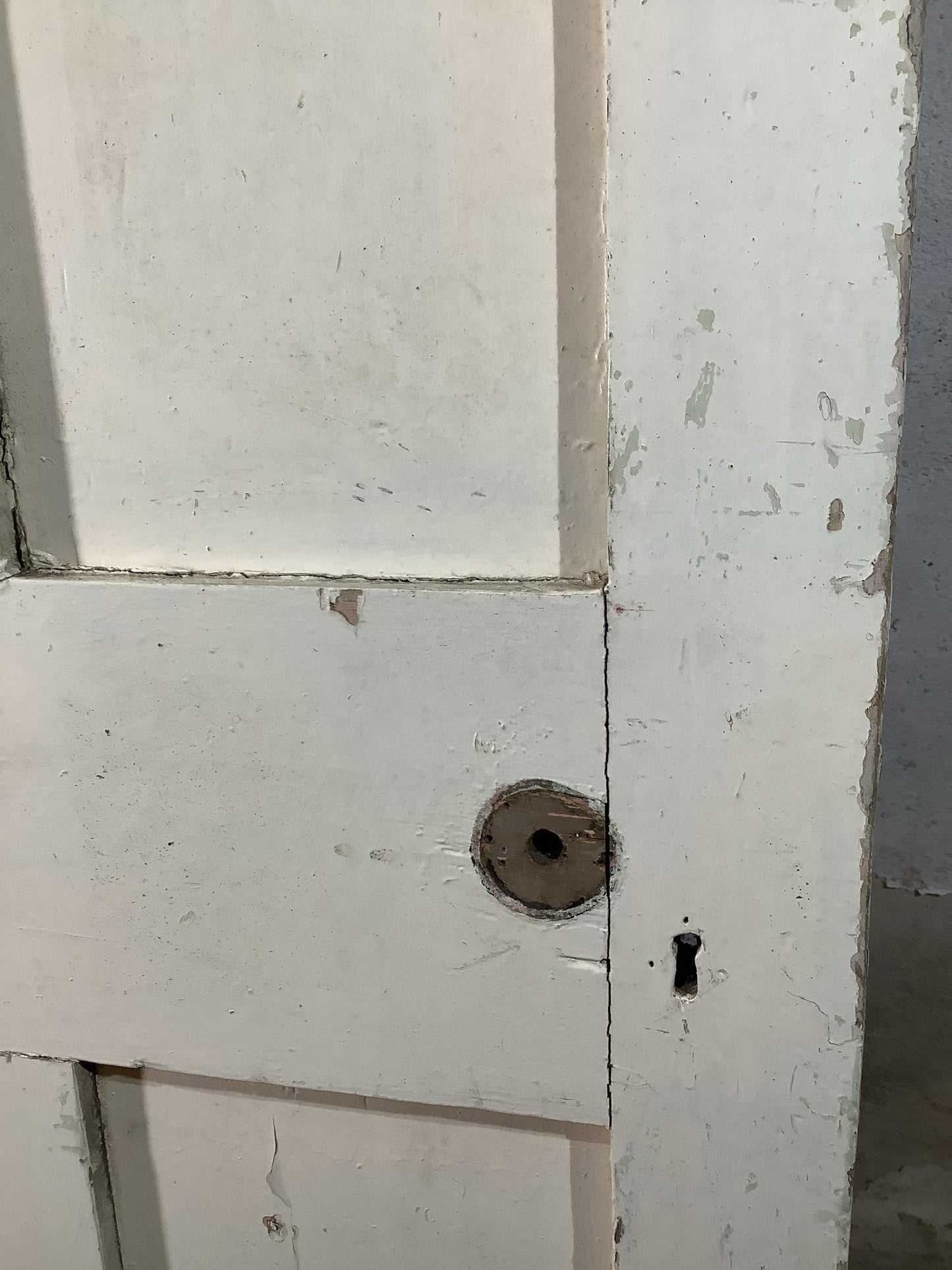 4th Pic Victorian Internal Painted Pine Reclaimed Door