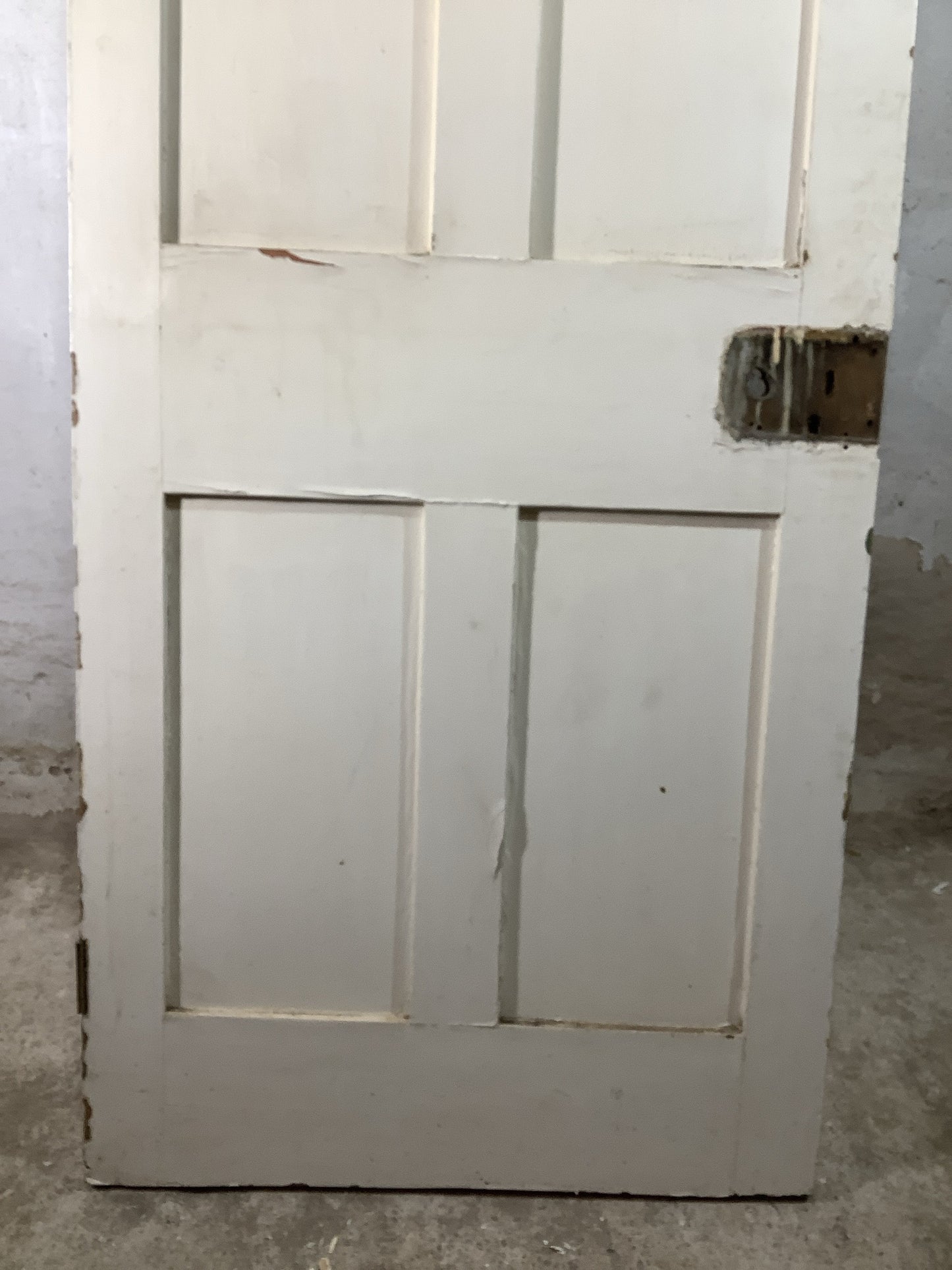 9th Pic Victorian Internal Painted Pine Reclaimed Door