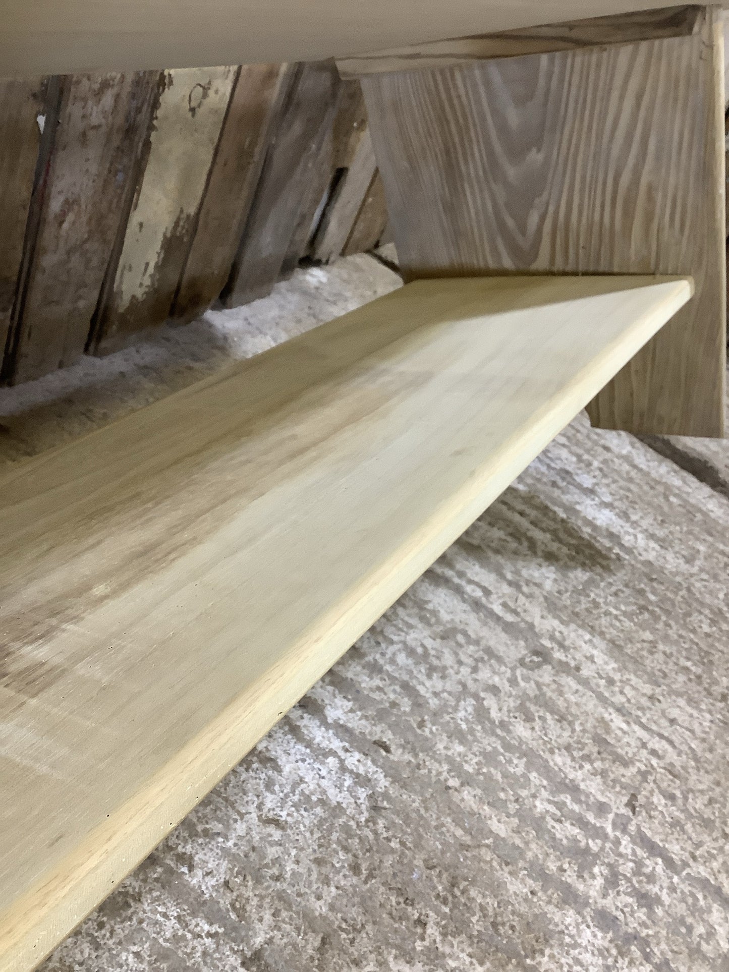 3'6" Long Reclaimed Old Stripped Elm & Pine Coffee Table Bench Wooden