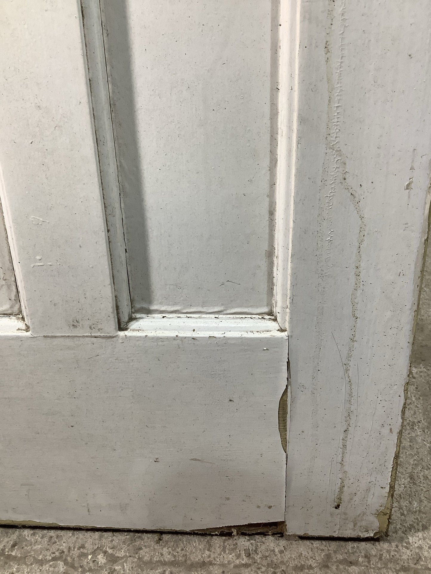 12th Pic 1930s Internal Painted Pitch Pine Reclaimed Door