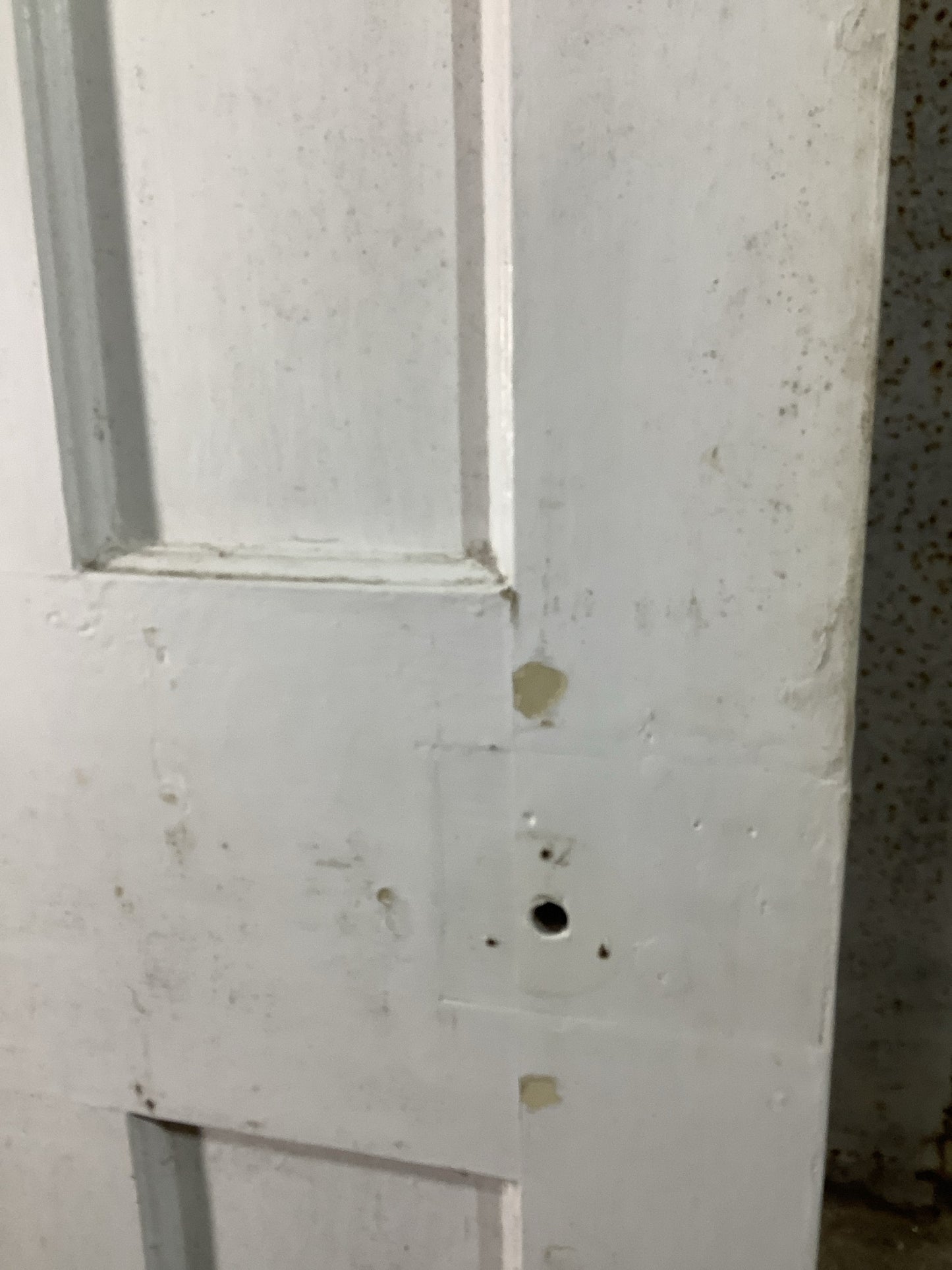 12th Pic 1930s Internal Painted Pitch Pine Reclaimed Door