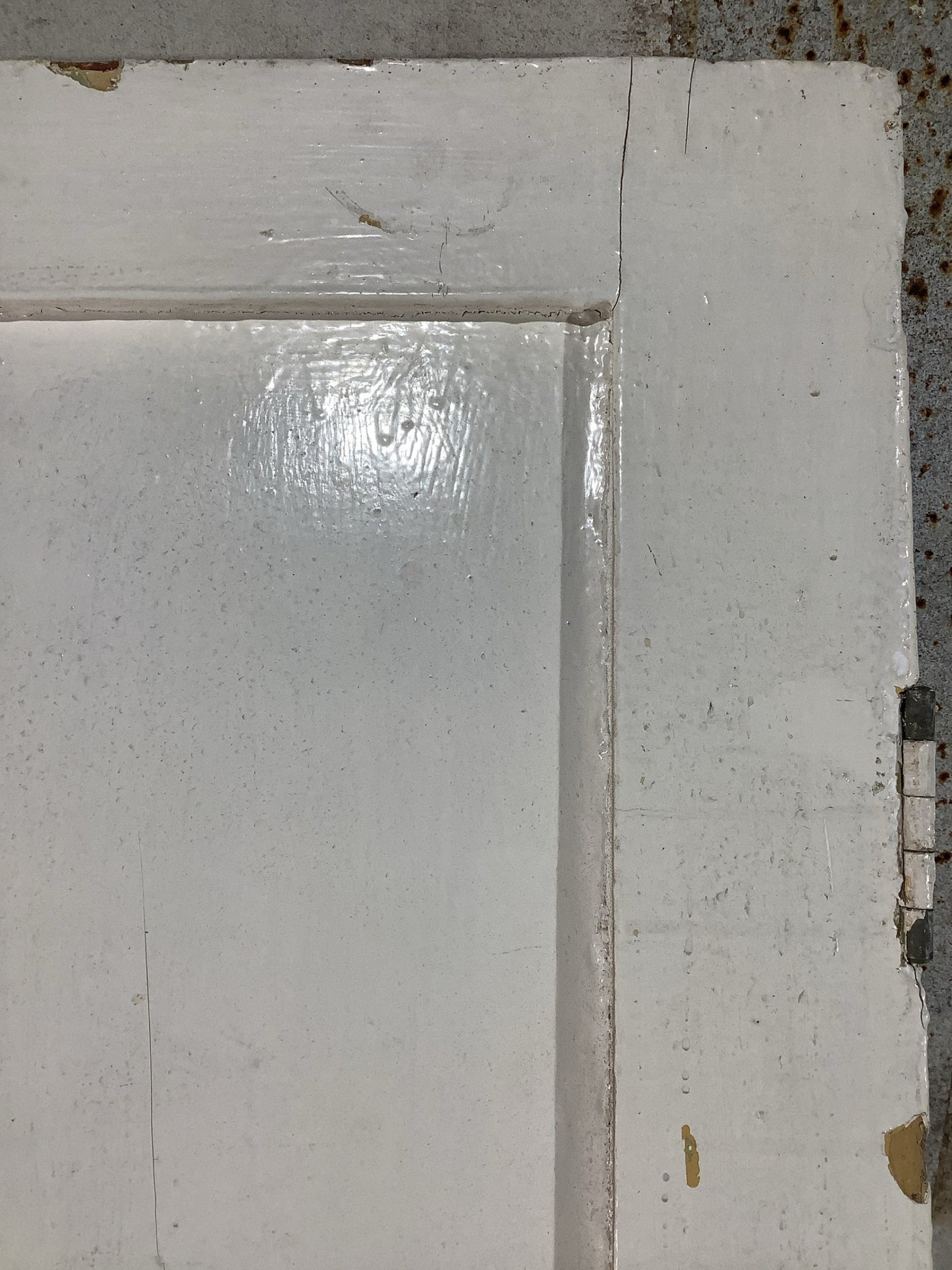 12th Pic Victorian Internal Painted Pine Reclaimed Door