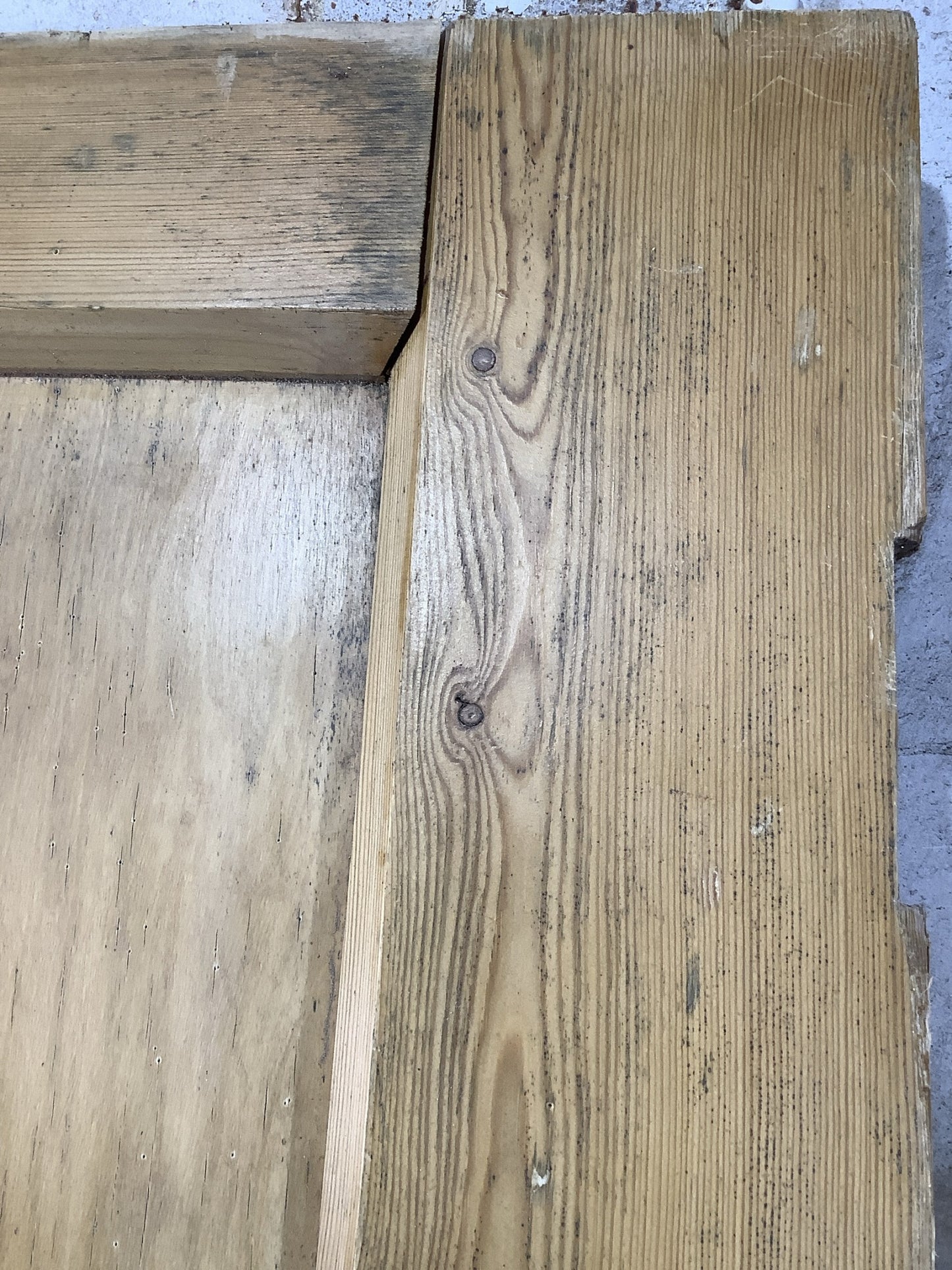 12th Pic 1930s Internal Stripped Pitch Pine Reclaimed Door