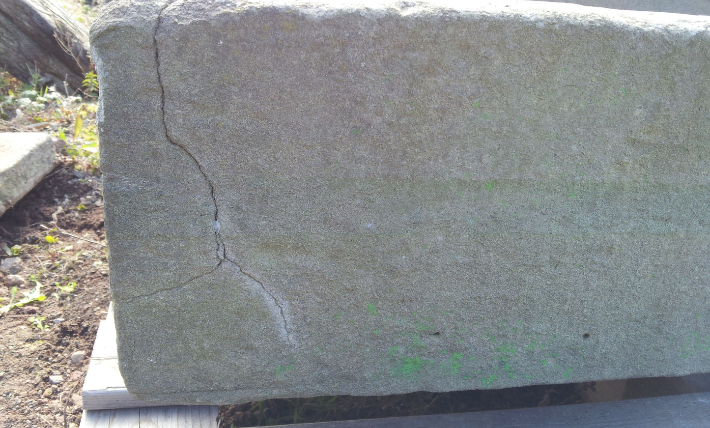 Reclaimed Weathered Green Pennant Old Somerset Stone Sink Garden Planter Tub 3ft