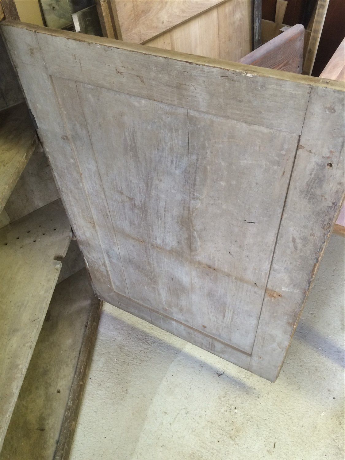 Reclaimed Old Rustic Pine Corner Cupboard 4ft