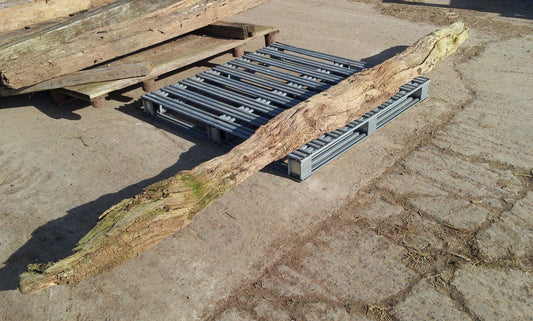 Rustic Reclaimed Very Weathered Oak Beam 10ft 3ins