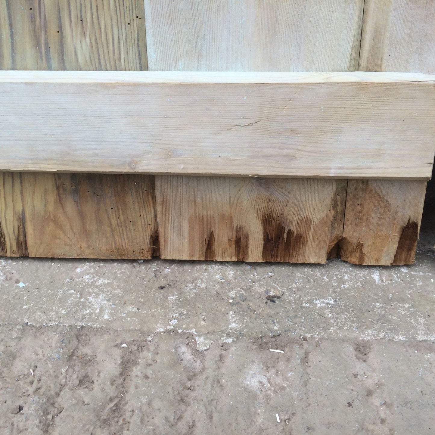 27“x26 1/2” Reclaimed Pair Of Old Stripped Pine 5 Plank Cupboard Doors