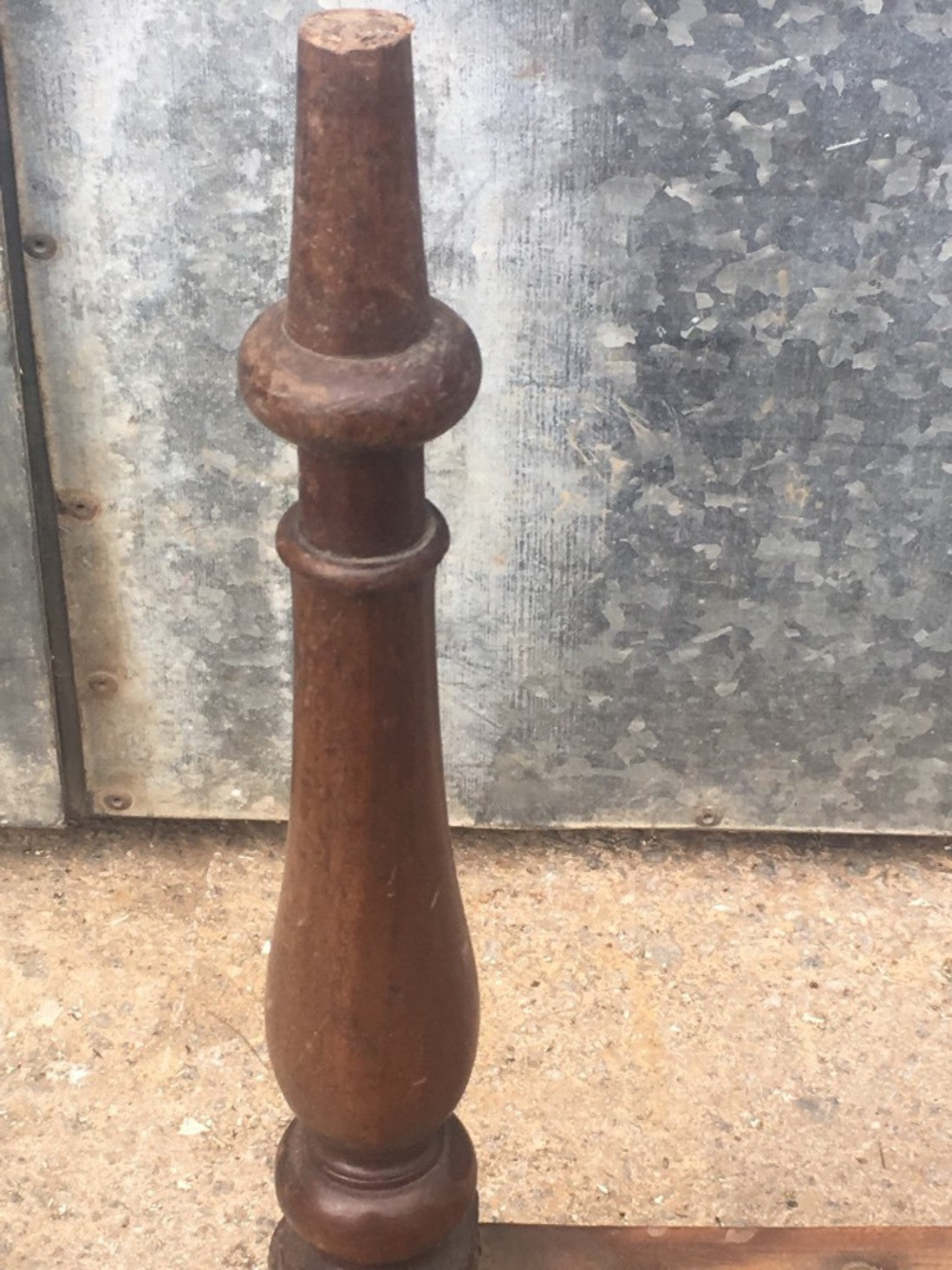 Victorian Ex Hoop Back Mahogany Chair / Stool