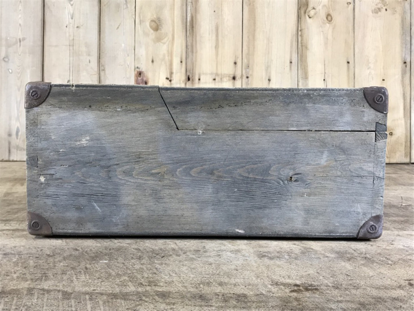 Reclaimed Stripped Pine & Ply Old Fashioned Tool Storage Box