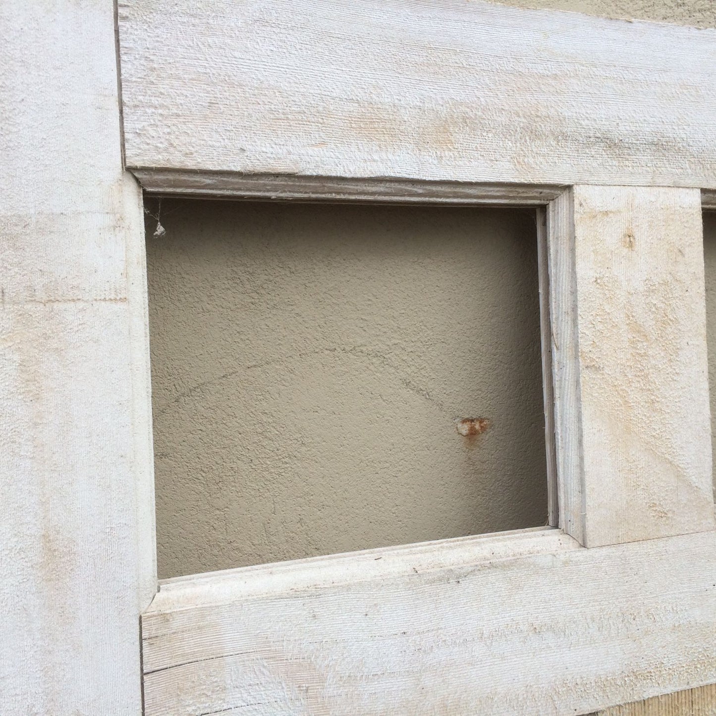 32“x79” 6 Panel Less Weathered Silvered Door
