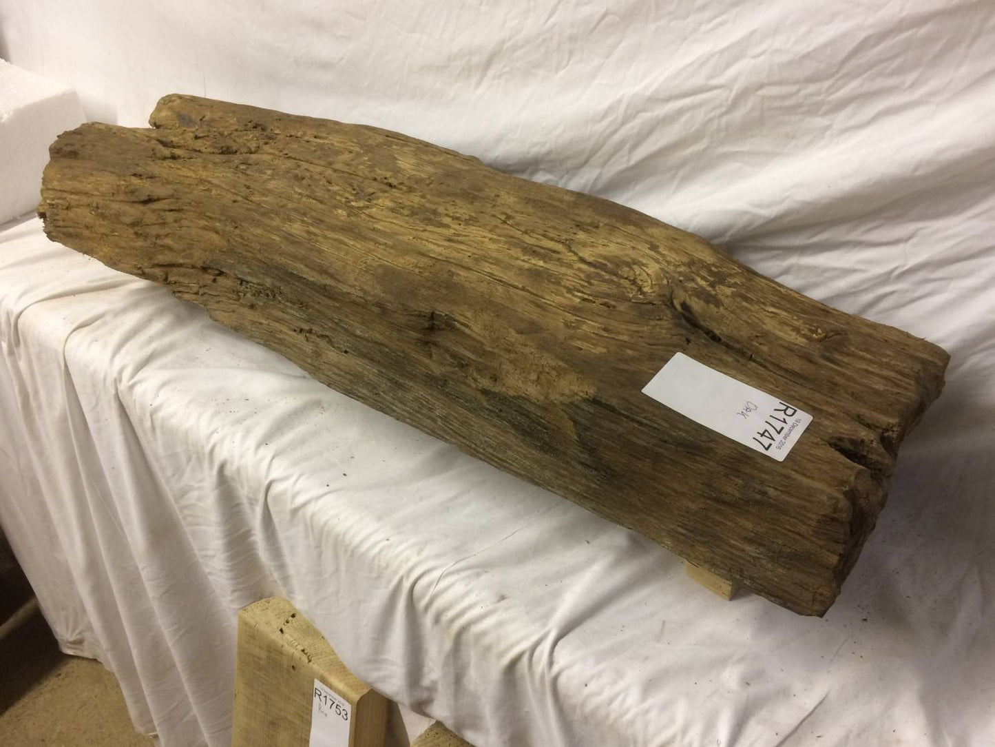 Interesting 3ft Length Of Old Oak Hardwood