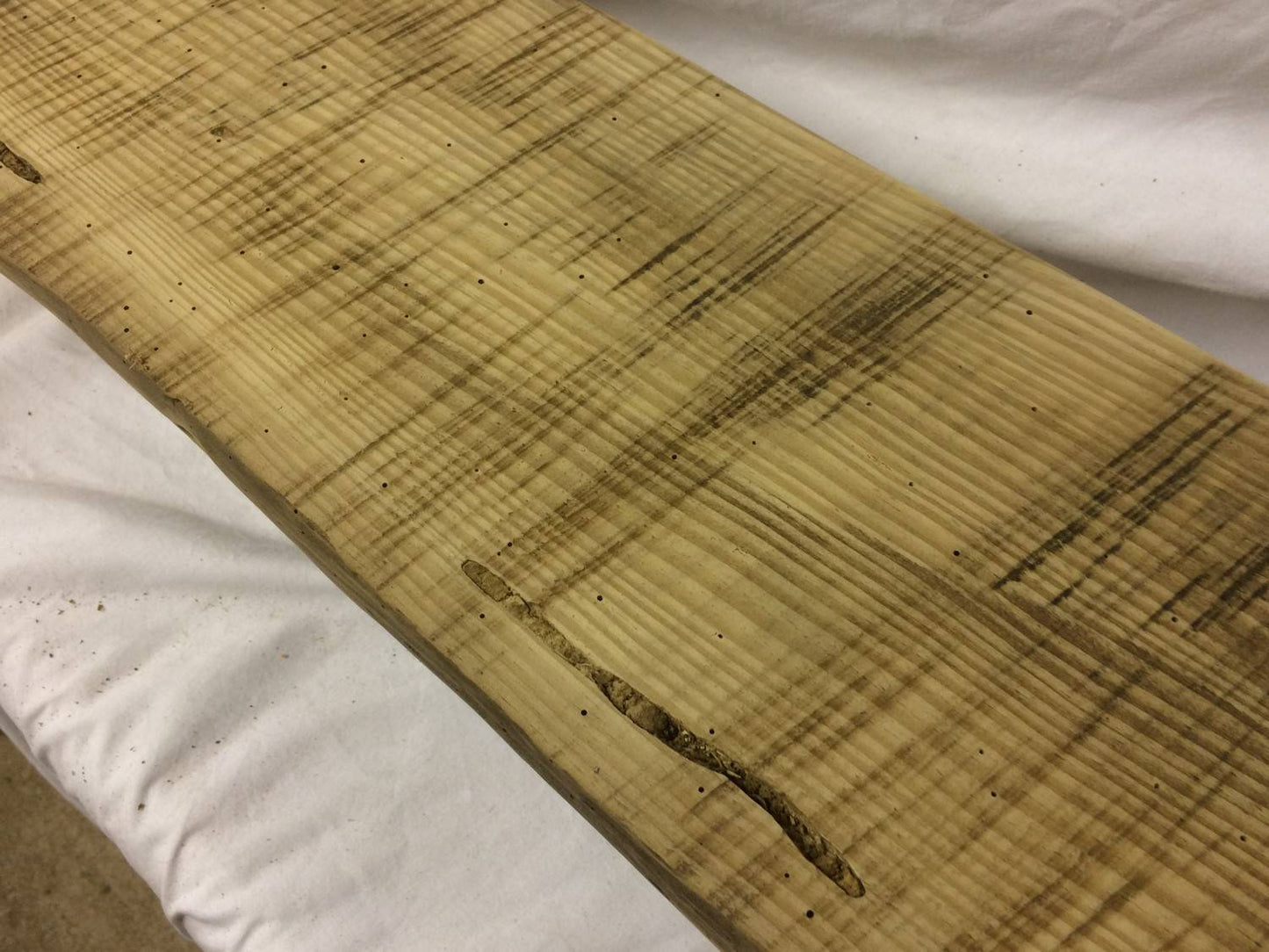 Reclaimed Pine Timber For A Shelf 31 1/2”