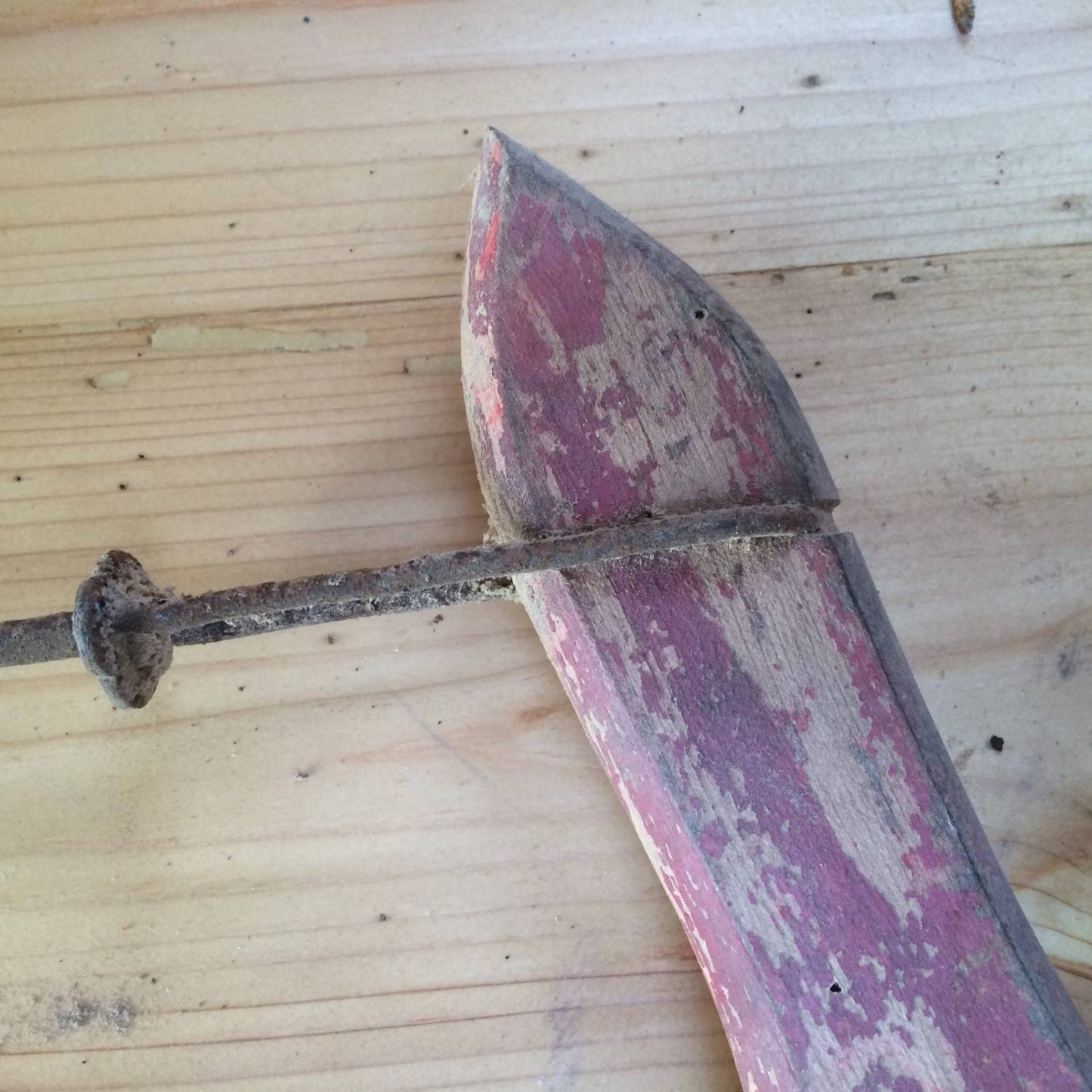 Old Fashioned Vintage Wood Cutting Buck Bow Saw Beech 28” Blade