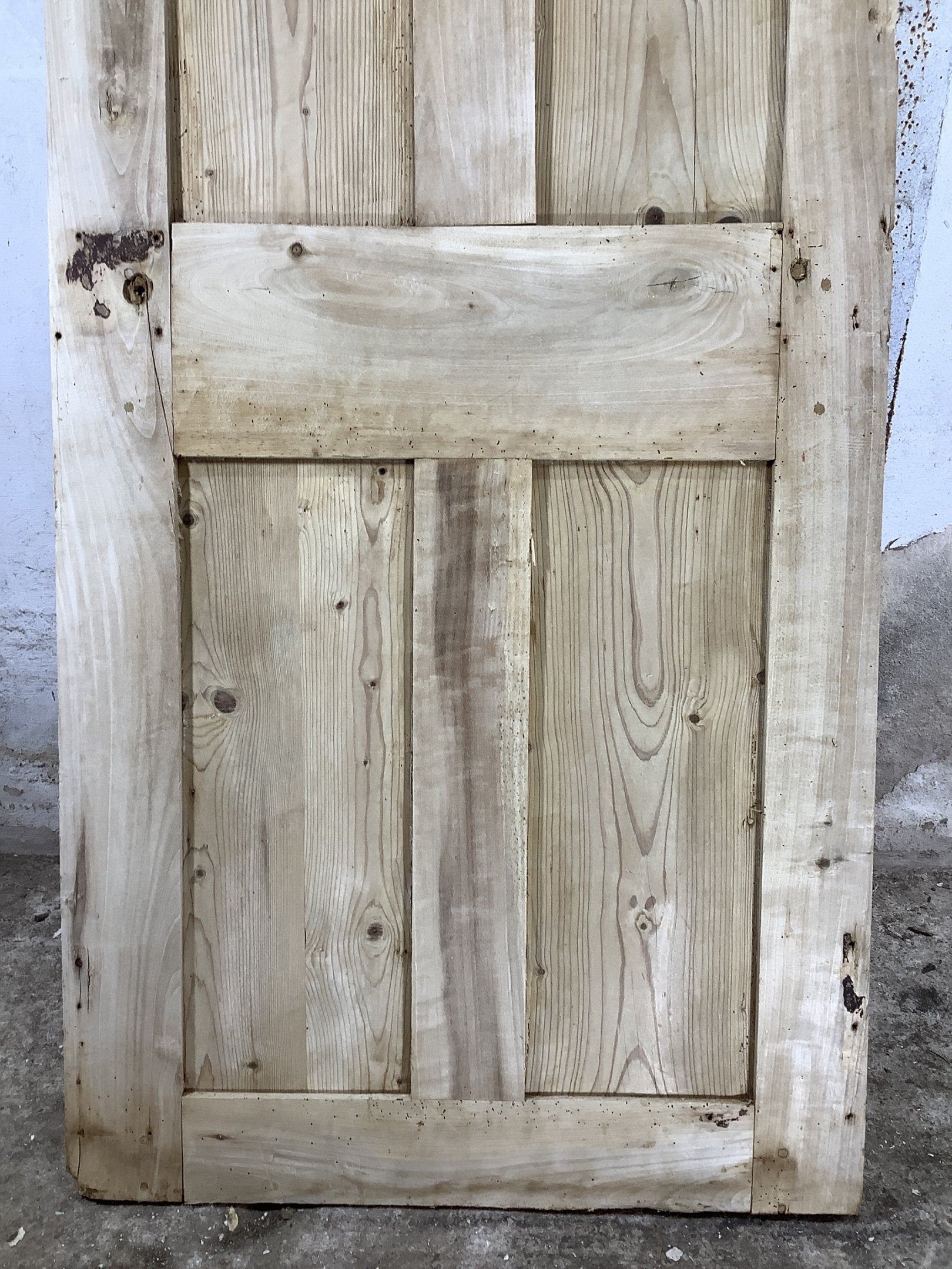 3rd Pic Victorian Internal Stripped  Elm Reclaimed Door