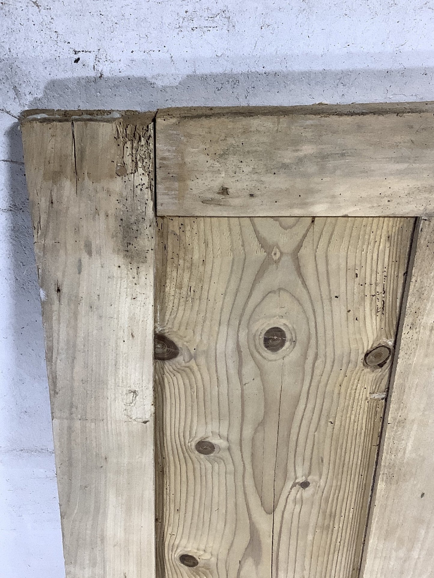 12th Pic Victorian Internal Stripped  Elm Reclaimed Door