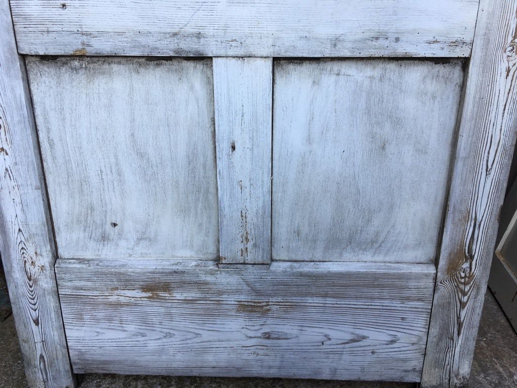 36 1/4”x88 1/2” Tall Victorian Painted Pine Six Panel 2over2over2 External Door