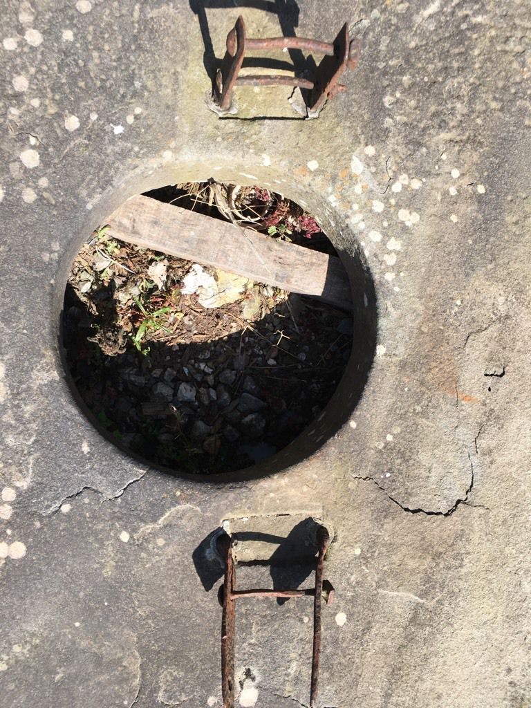 Reclaimed Very Old Green Pennant Stone Water Well Top Cover