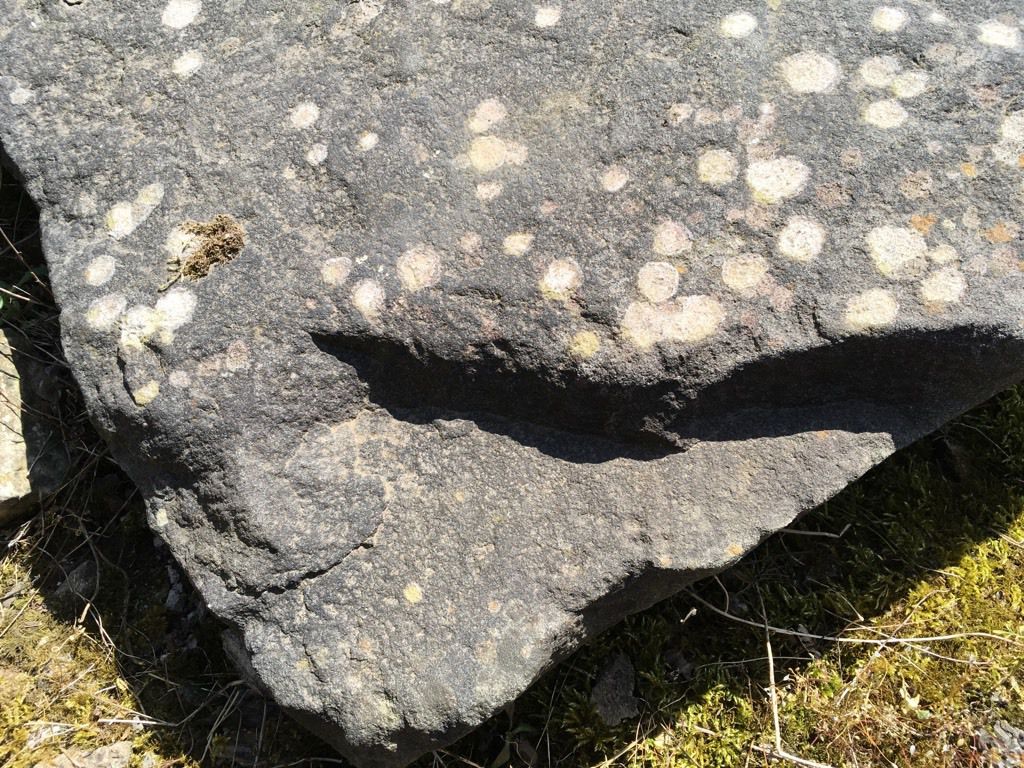 Reclaimed Very Old Green Pennant Stone Water Well Top Cover