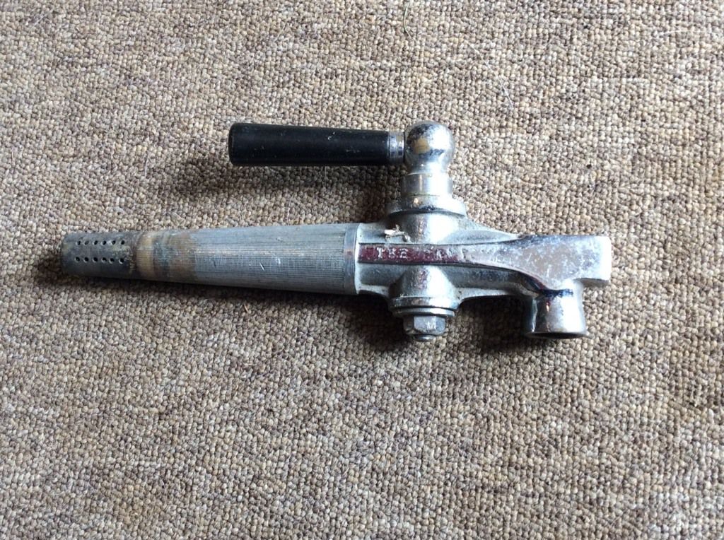 Old Chromed Brass Barrel Keg Tap Home Brewing