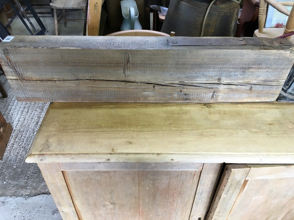 39 1/8"x4" Reclaimed Length Of Old Pine Timber Fireplace Floating Shelf Mantle