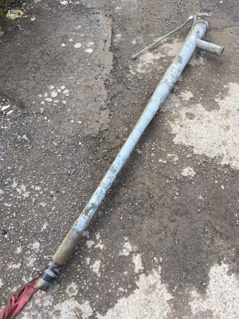 Vintage 1930s Galvanized Water Well Bore Hole Pump 111 3/8” High