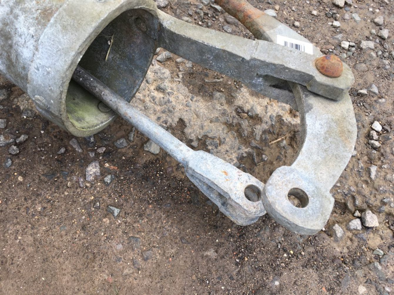 Vintage 1930s Galvanized Water Well Bore Hole Pump 111 3/8” High