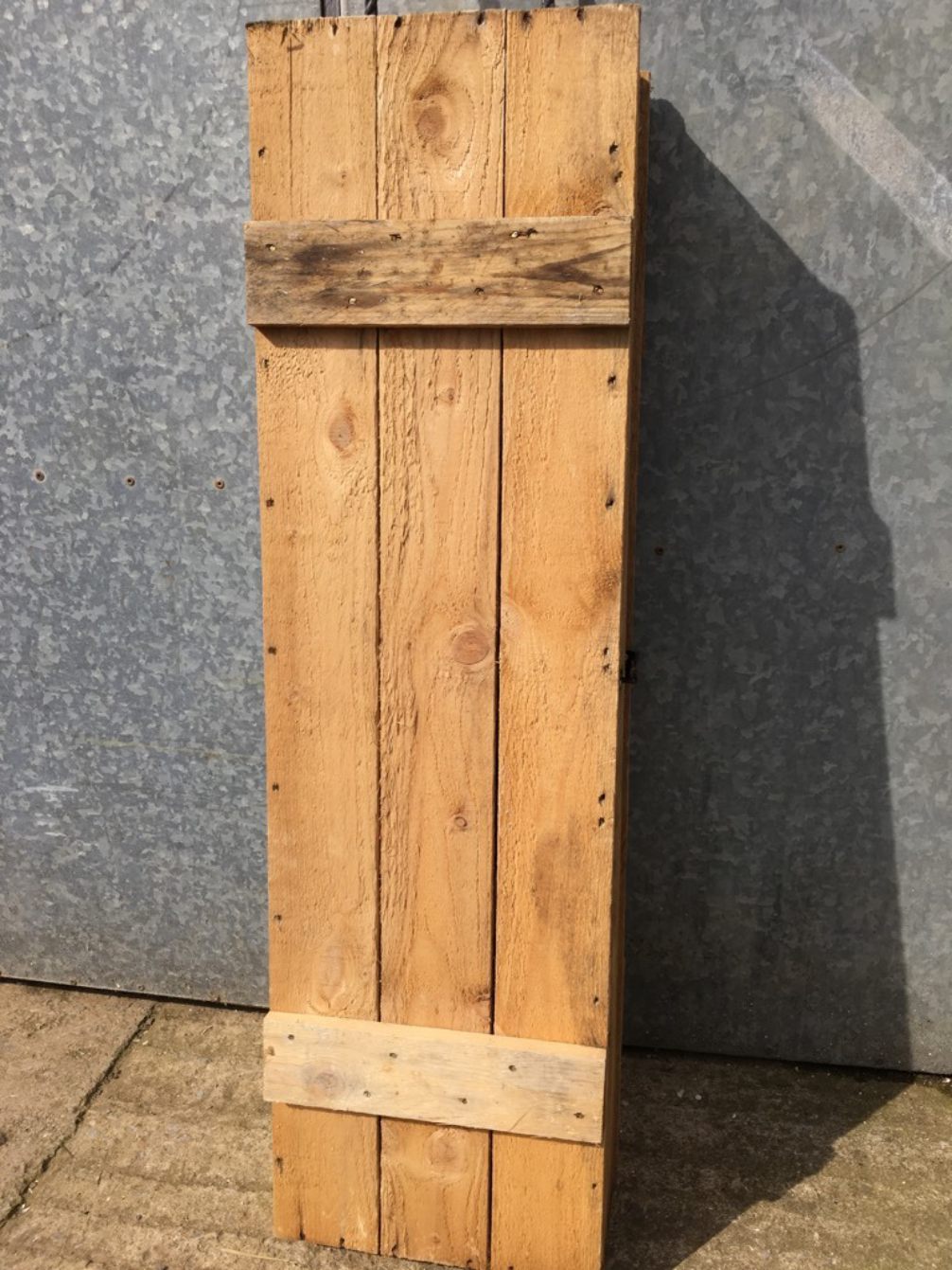 Reclaimed Old Pine Rustic Tool Box Storage Chest 42 1/8” Long