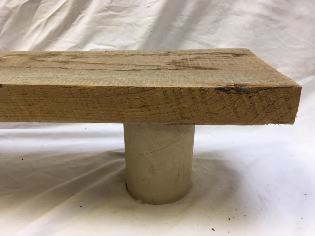 42½ Inch Or 108cm Long Reclaimed Old English Oak Floating Mantle Shelf