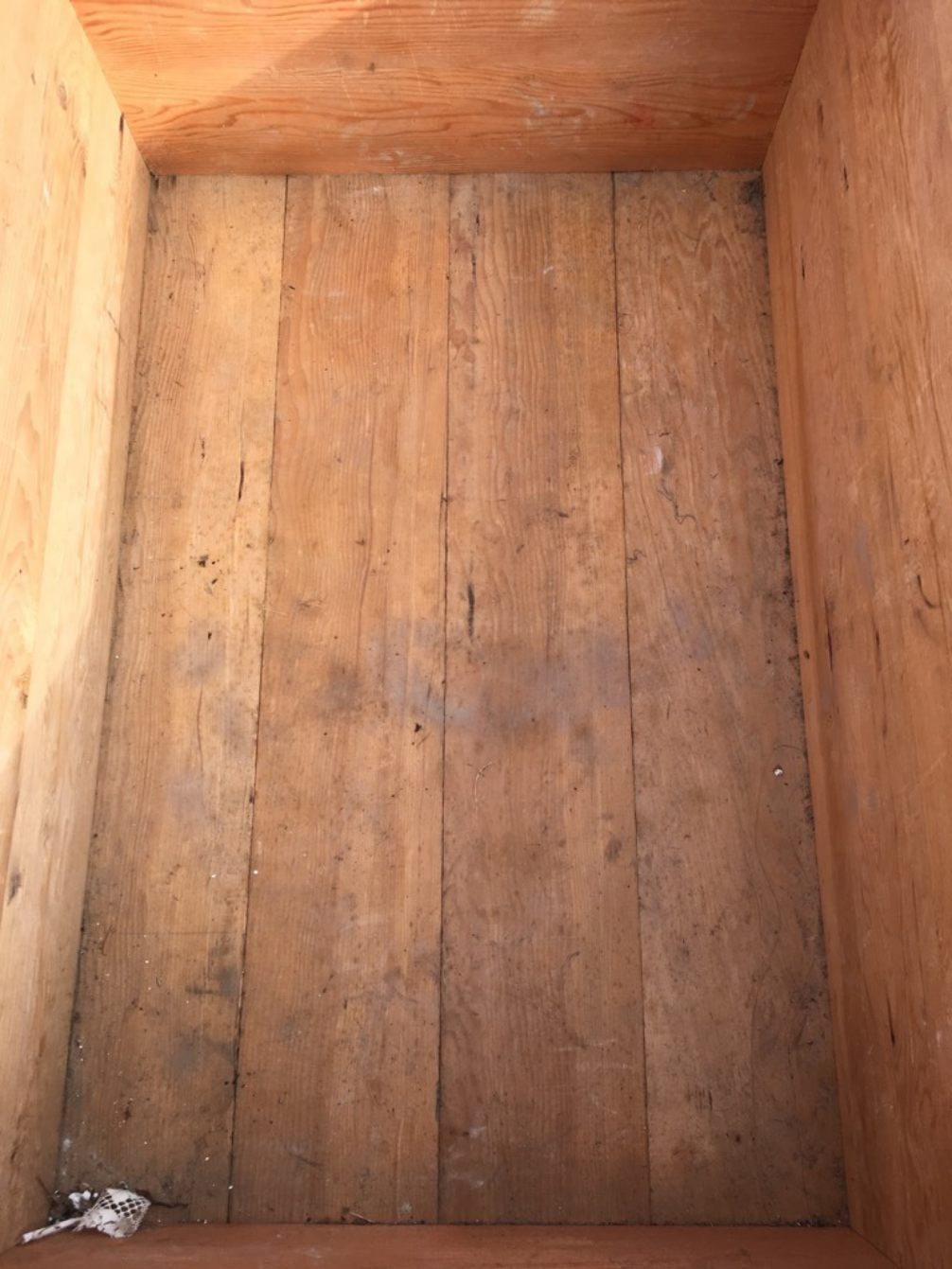 Old Pine Wooden Stoarage Blanket Toy Box Chest 33 1/2 X 23 1/2"