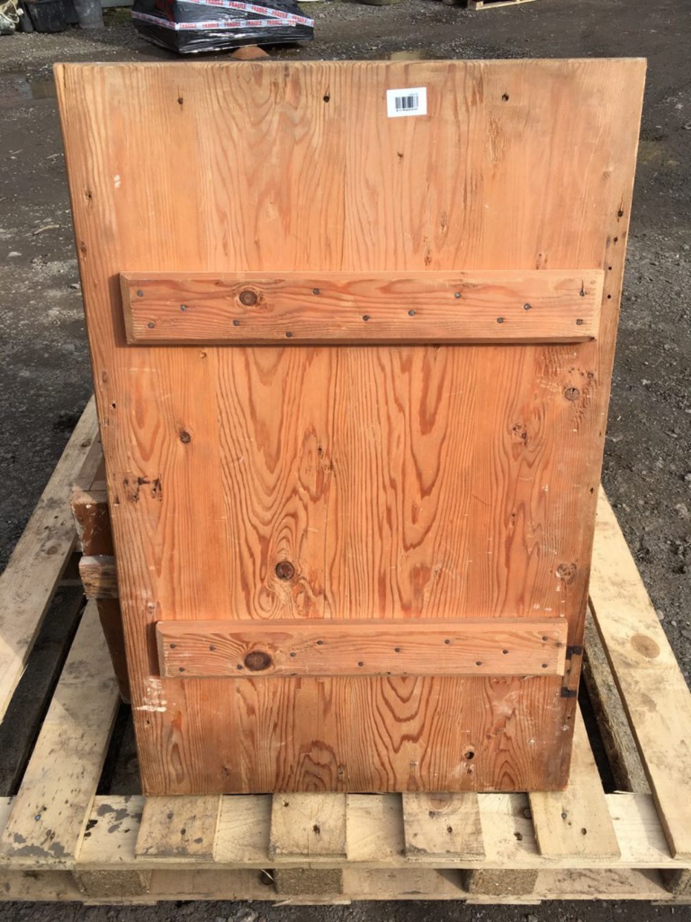 Old Pine Wooden Stoarage Blanket Toy Box Chest 33 1/2 X 23 1/2"