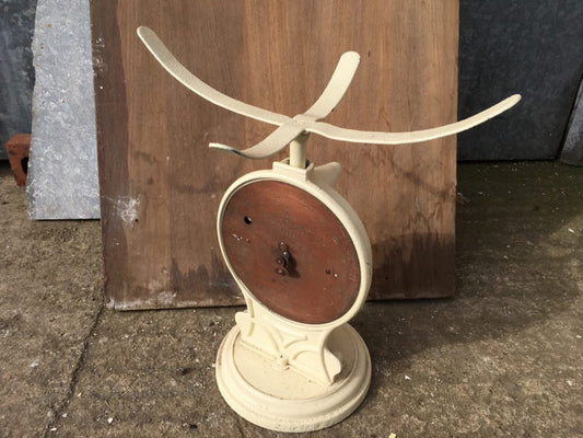 Vintage Cast Iron & Brass Spring Balance Scales 20lbs
