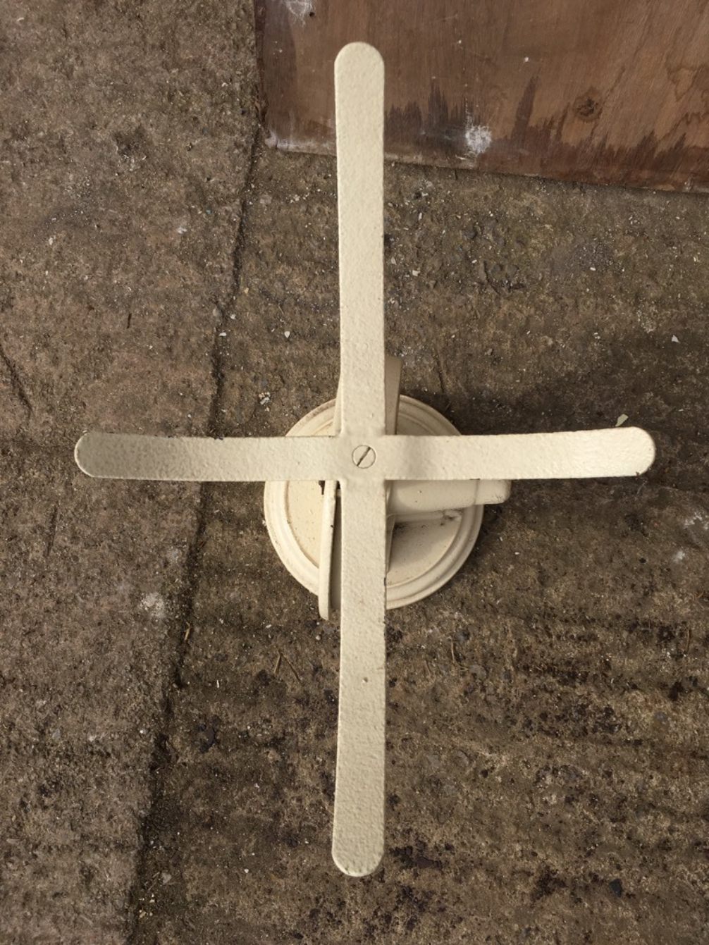 Vintage Cast Iron & Brass Spring Balance Scales 20lbs