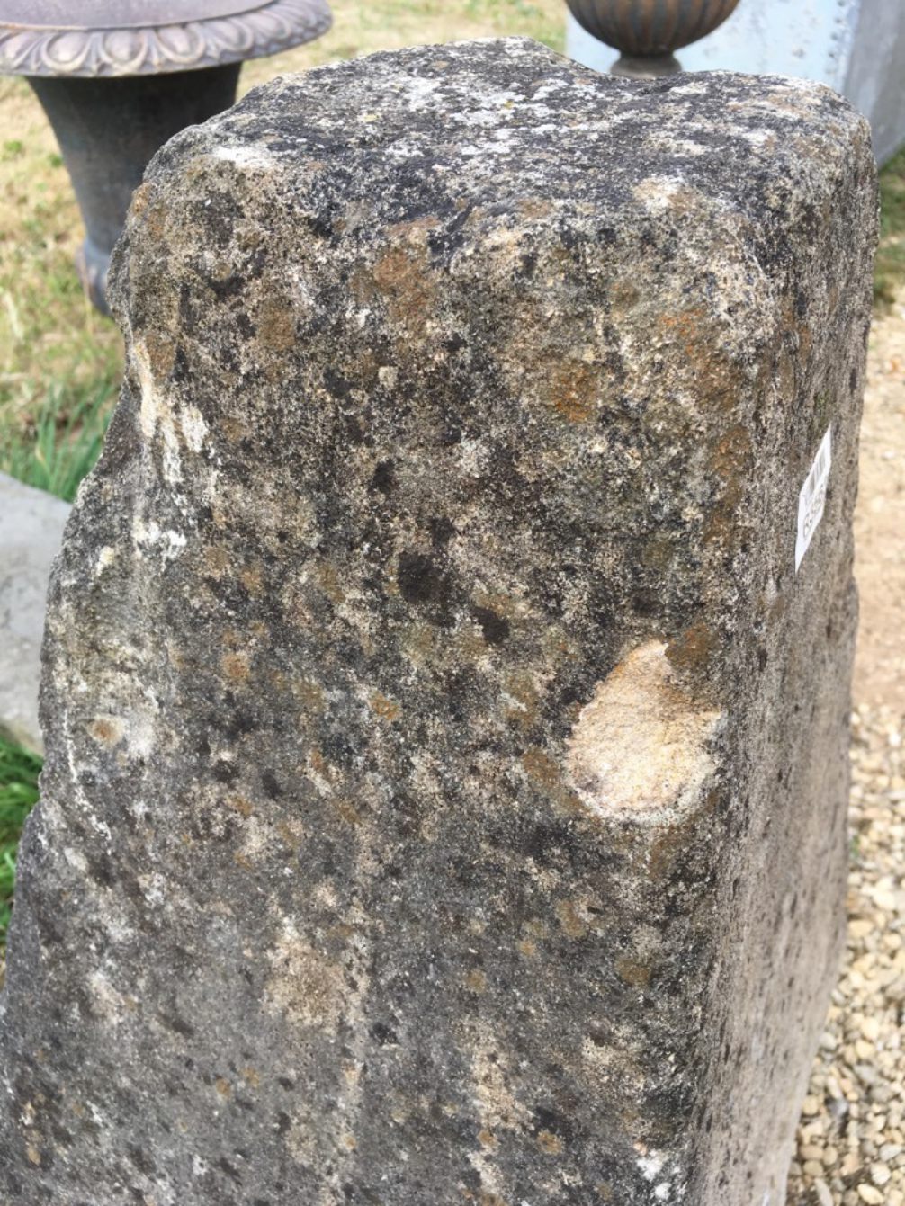 Antique Large Old Staddle Stone Mushroom Cotswold Base 74cm High