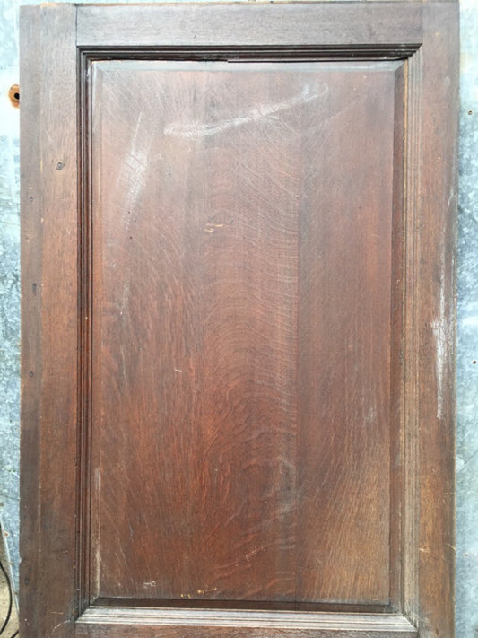 35 1/8”x81 3/4” Reclaimed Georgian Stained Oak Wide Internal Panel