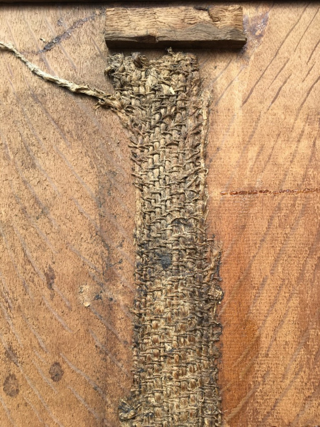 35 1/8”x 81 3/4” Reclaimed Georgian Stained Oak Wide Internal Panel
