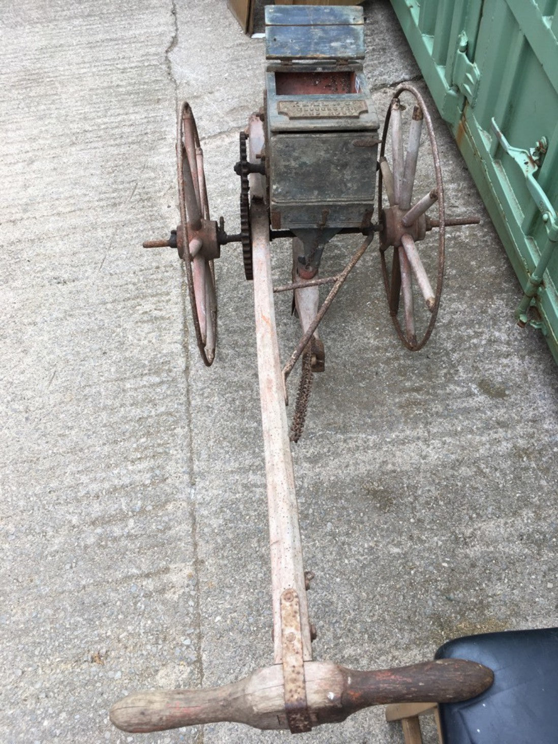 Interesting Old Collectors Seed Drill Kell & Co Of Gloucester & Ross