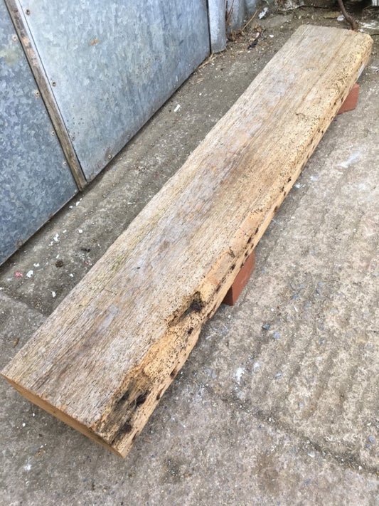116.7cm Or 45 7/8” Long Reclaimed Old Pine Shelf