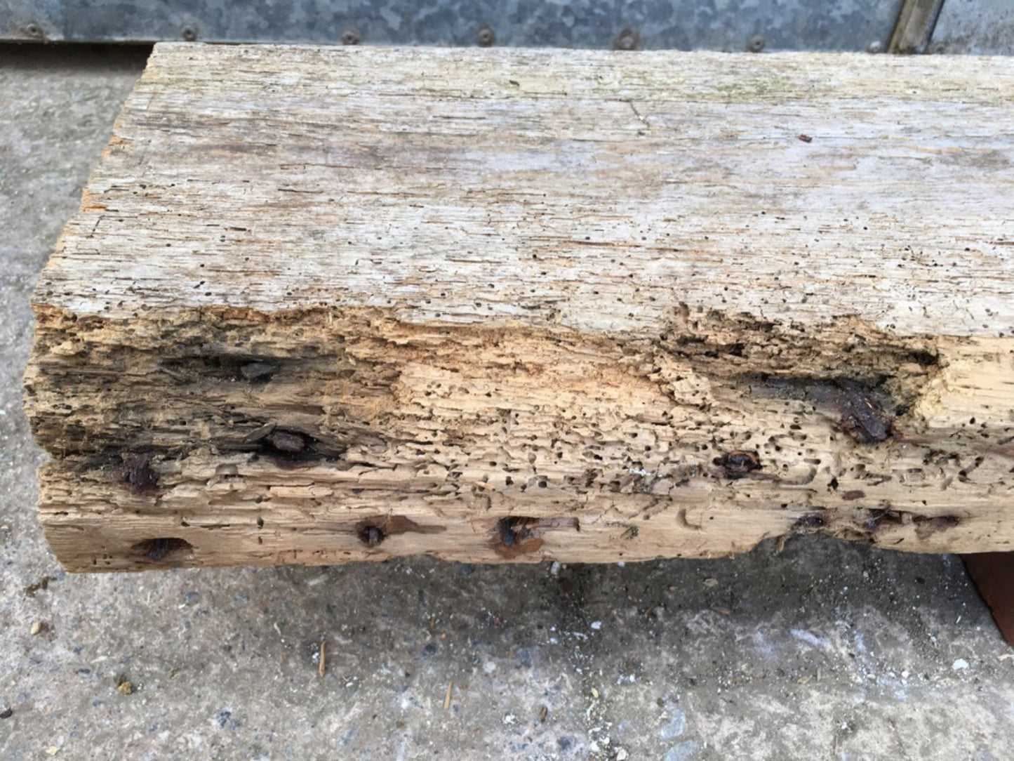 116.7cm Or 45 7/8” Long Reclaimed Old Pine Shelf