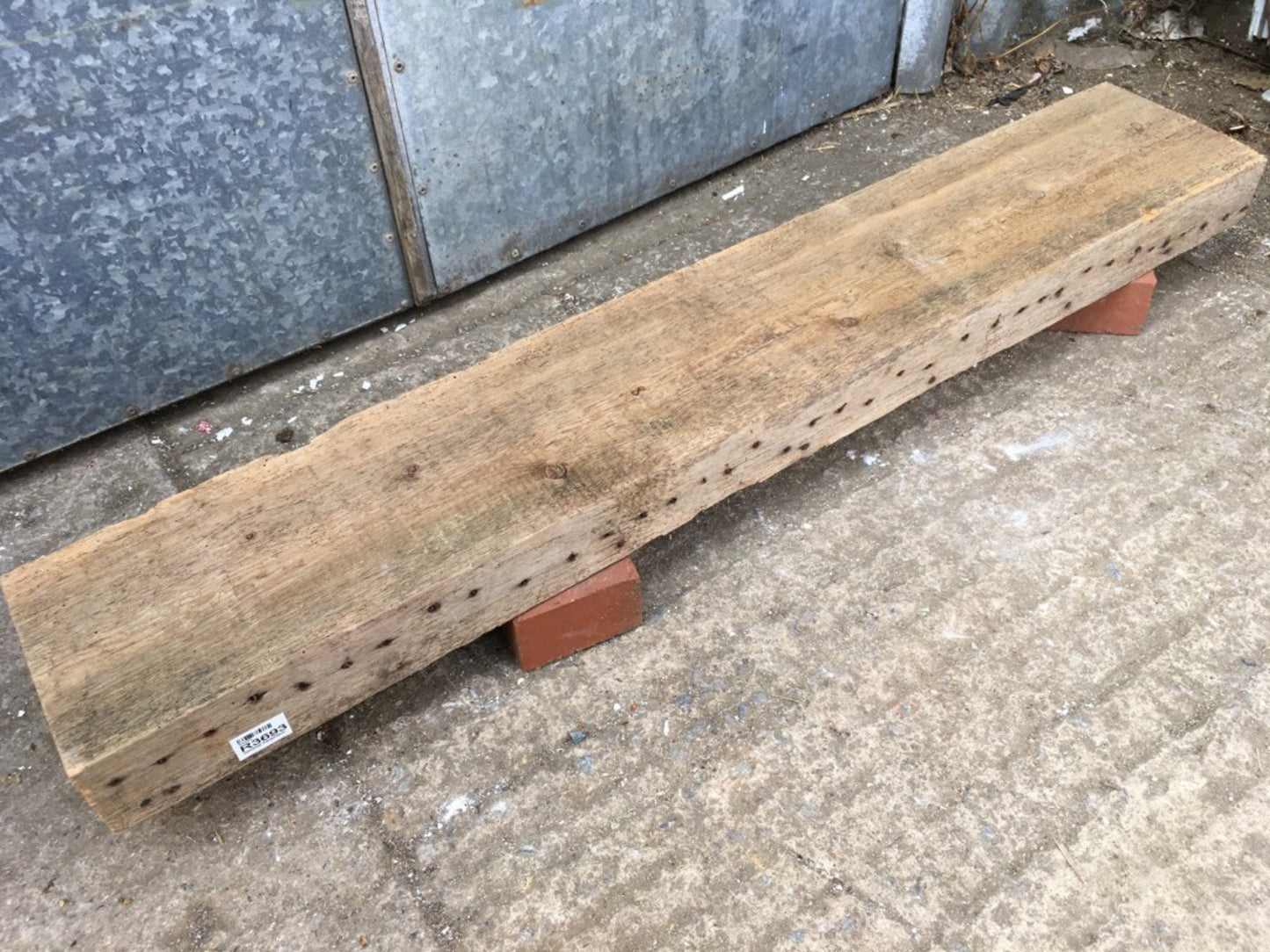 116.7cm Or 45 7/8” Long Reclaimed Old Pine Shelf