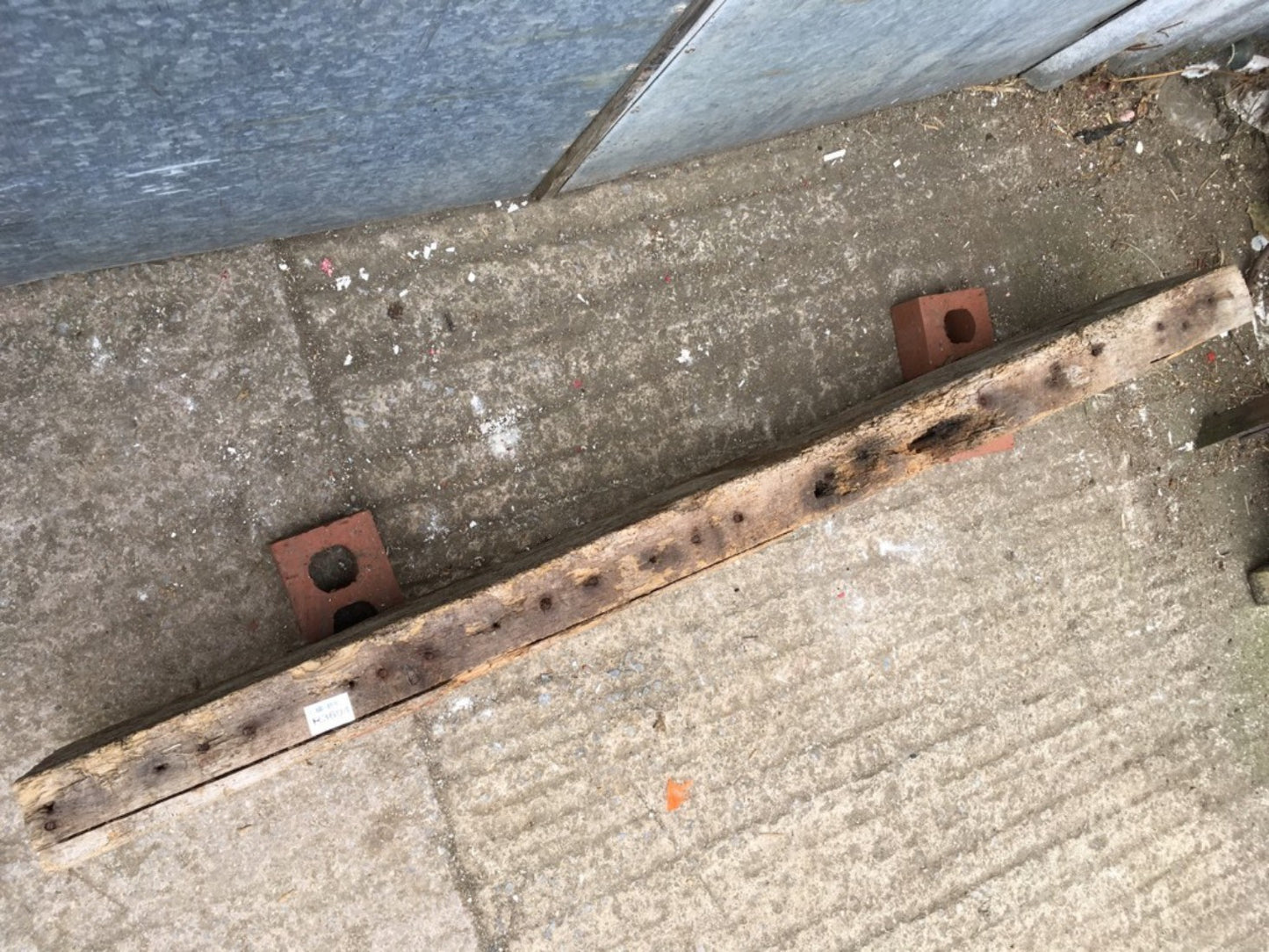 53 7/8inch Or 137cm Long Reclaimed Old Pine Shelf Timber Beam