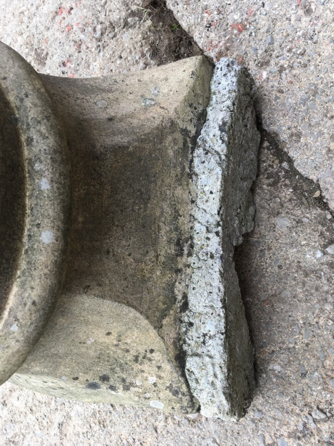 Salvaged Old Yellow Clay Bishop Pot Chimney Garden Ornament 89.5cm High