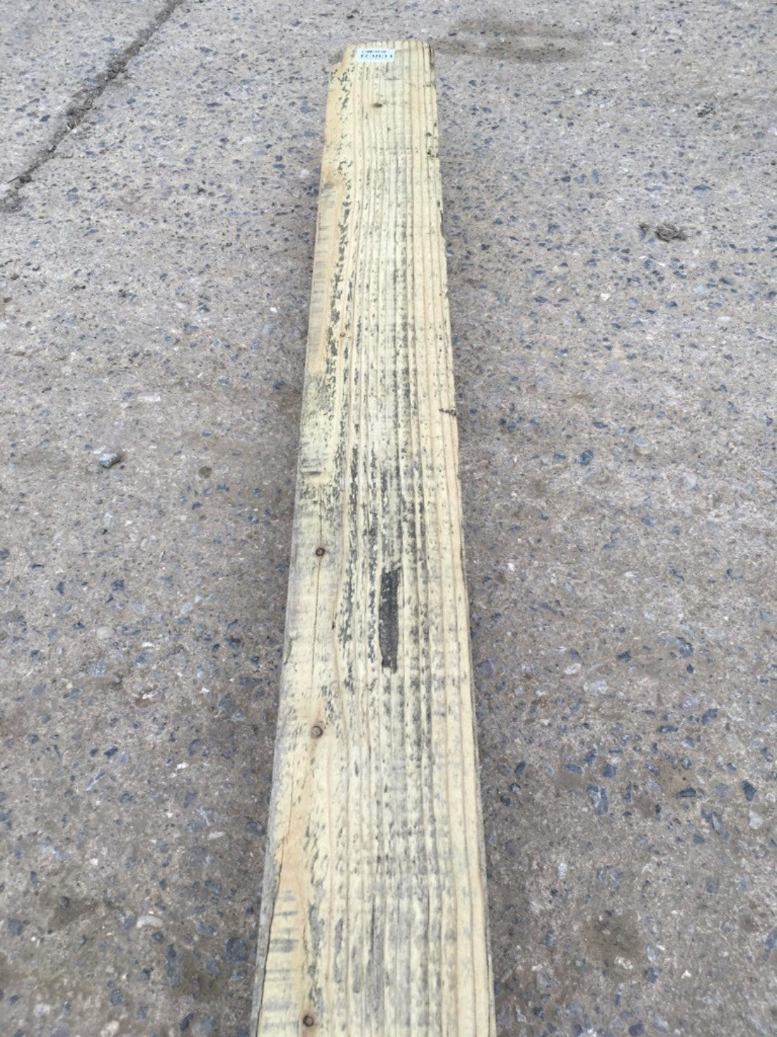 183.8cm Long Reclaimed Old Pine Timber Beam Chunky Shelf